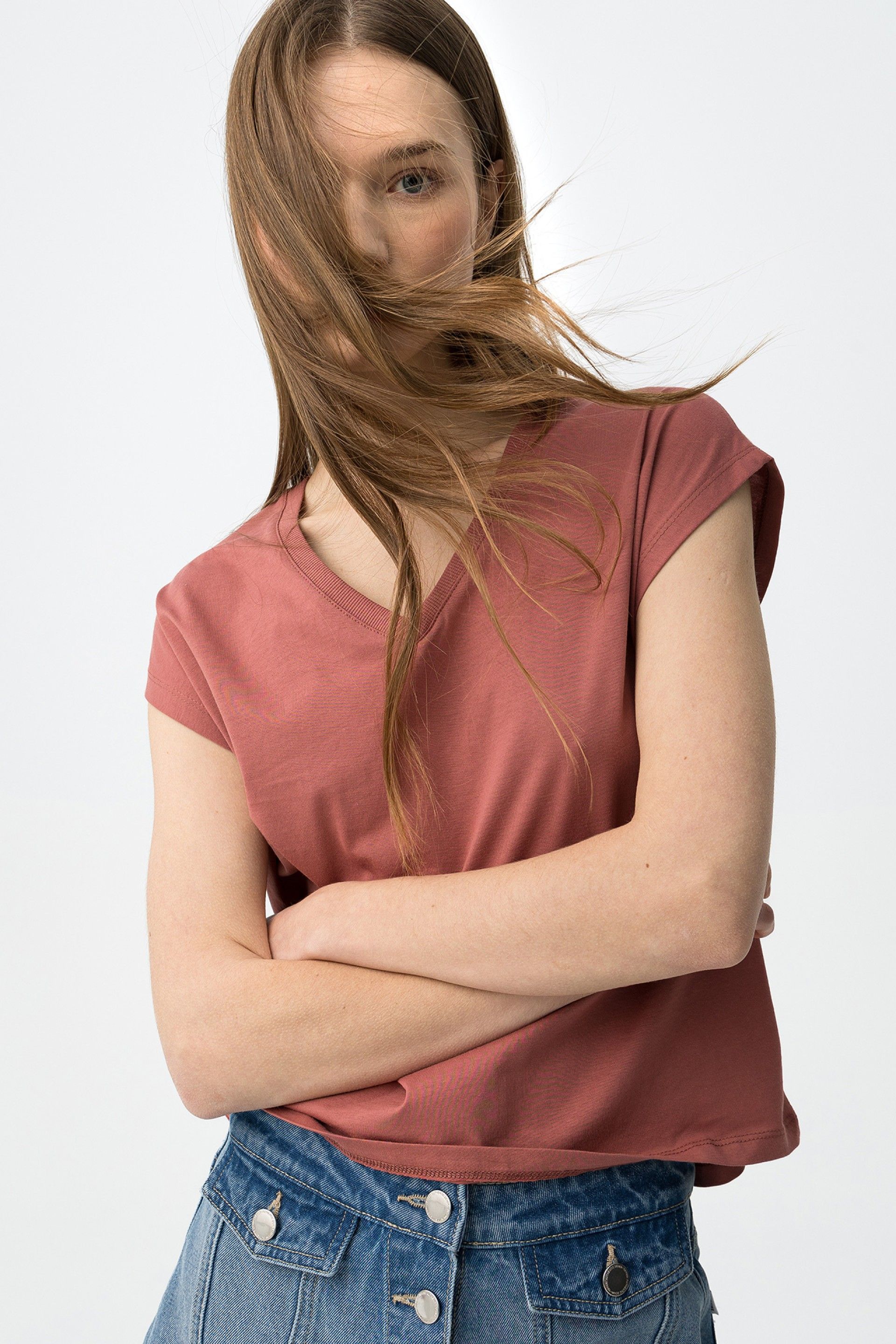 Camiseta Charlize V Frambuesa