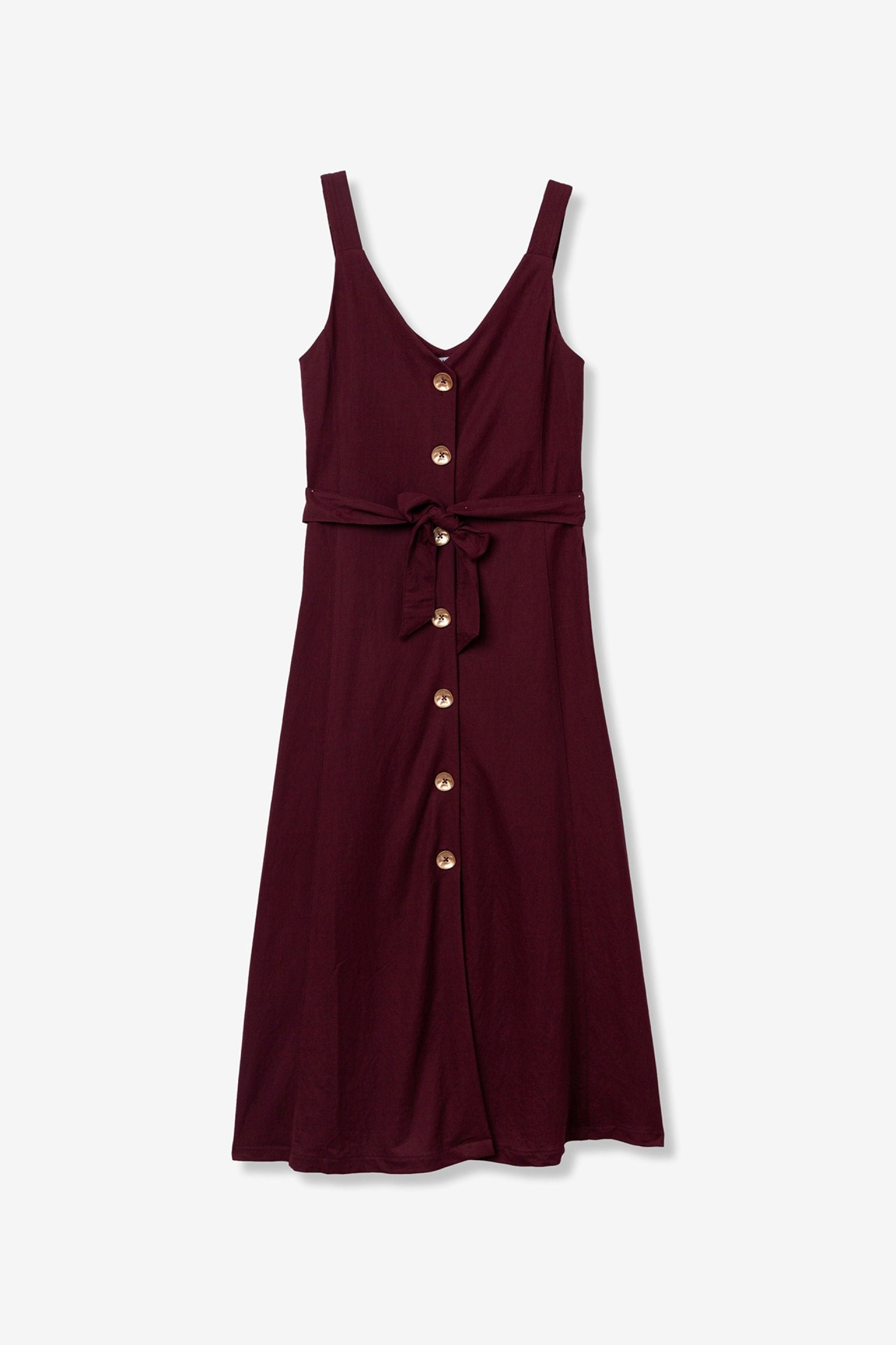 Vestido Shara Burdeos