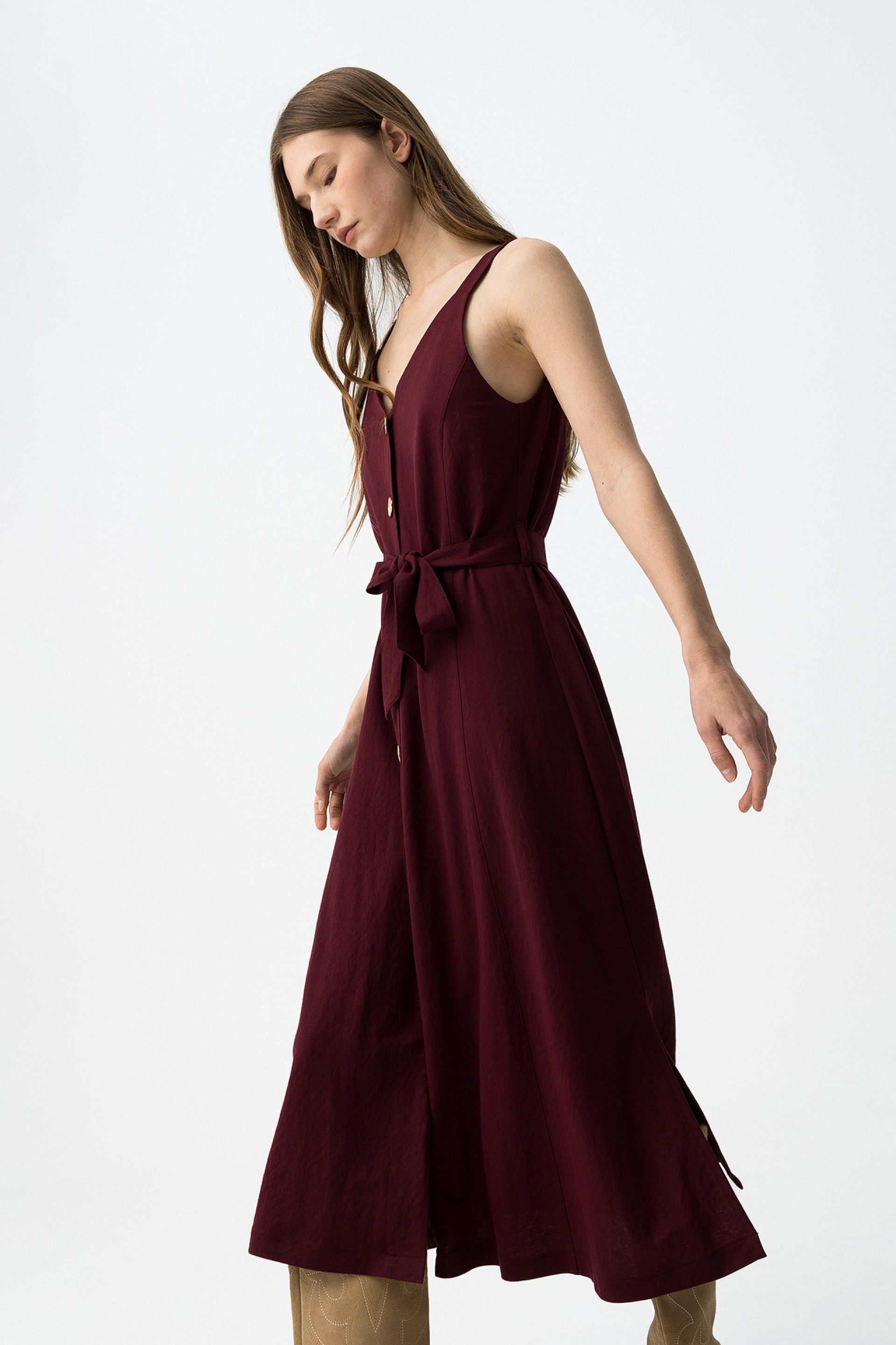 Vestido Shara Burdeos