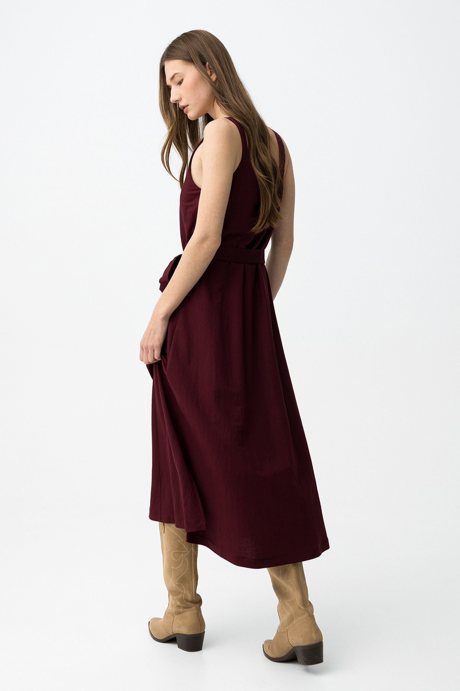 Vestido Shara Burdeos