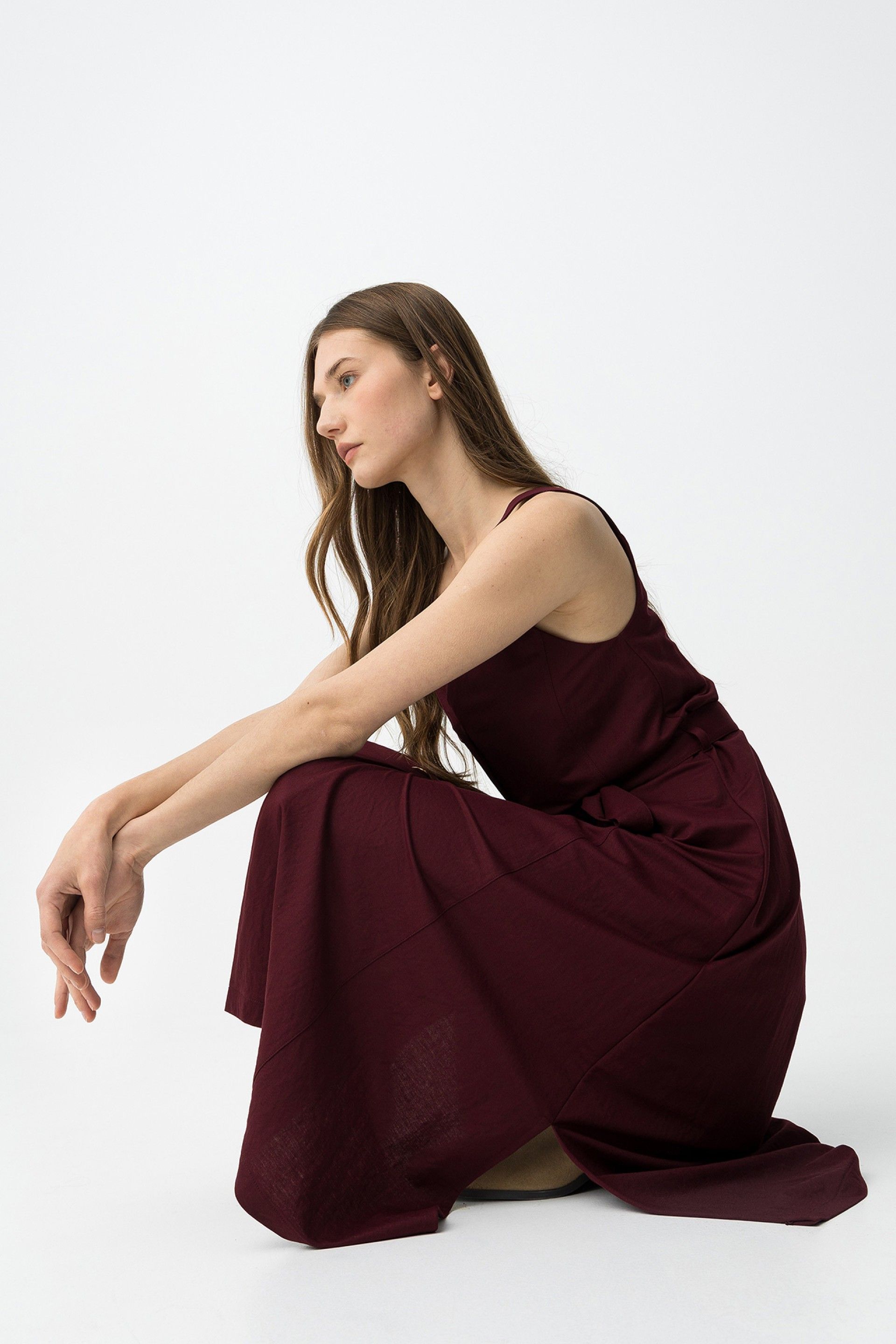 Vestido Shara Burdeos