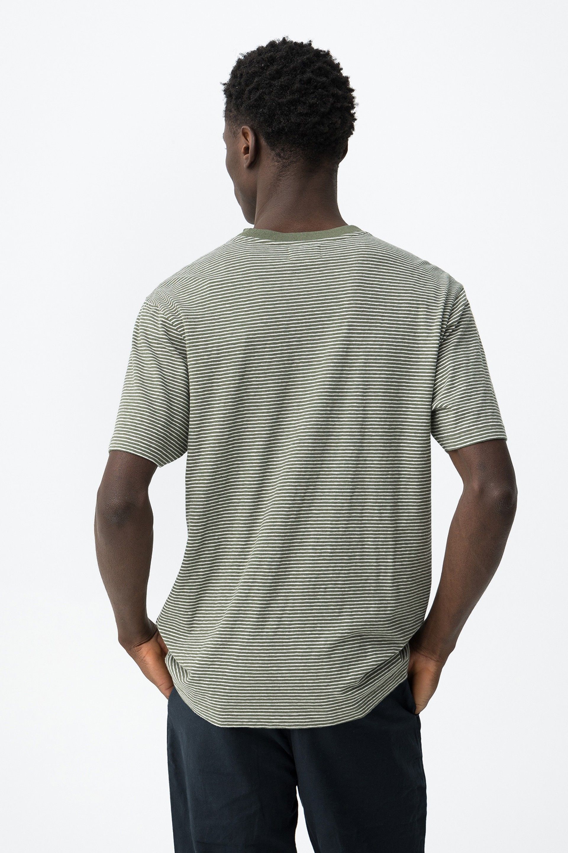 Camiseta Fox Rayas Verde