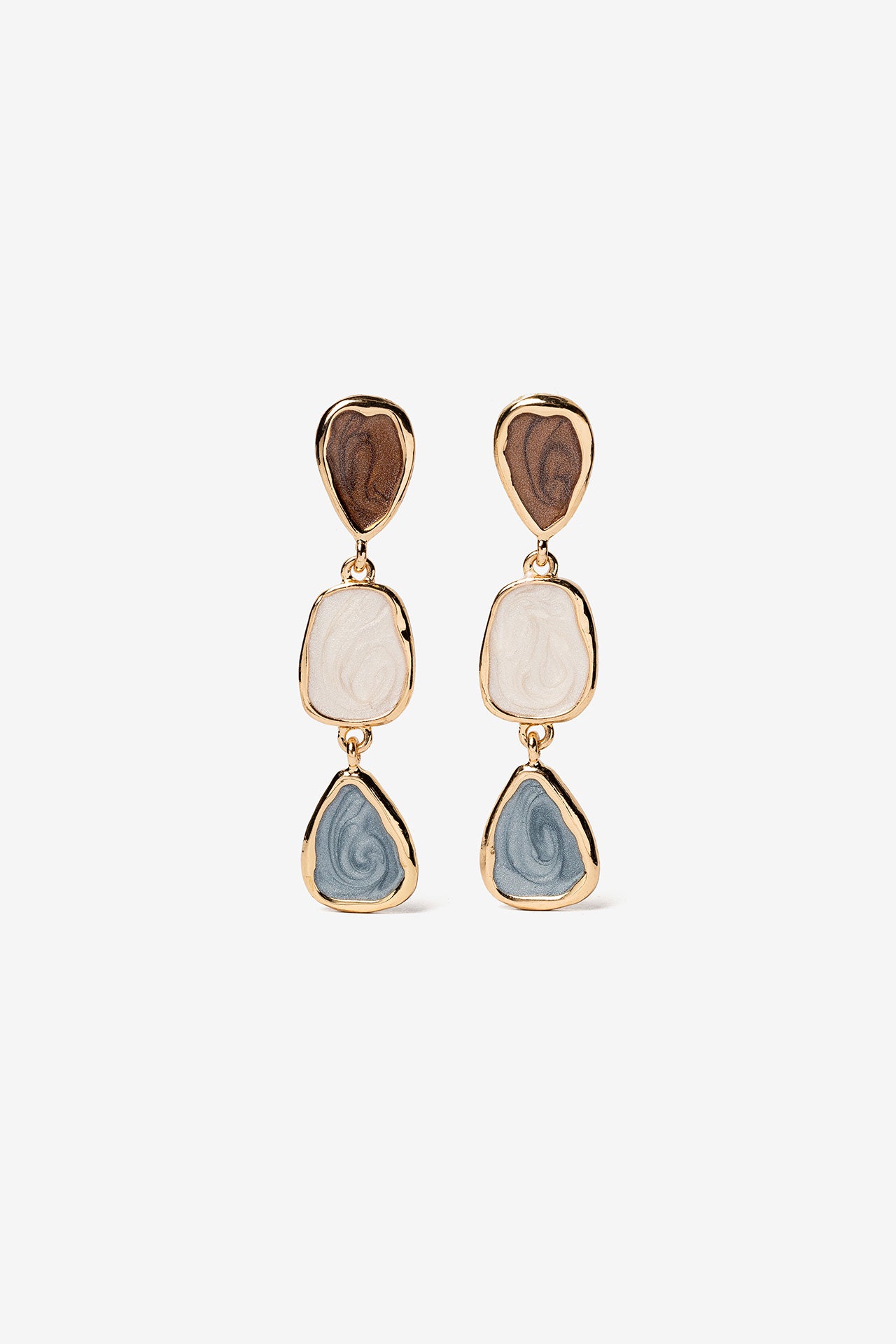 Pendientes Tricolor 10415