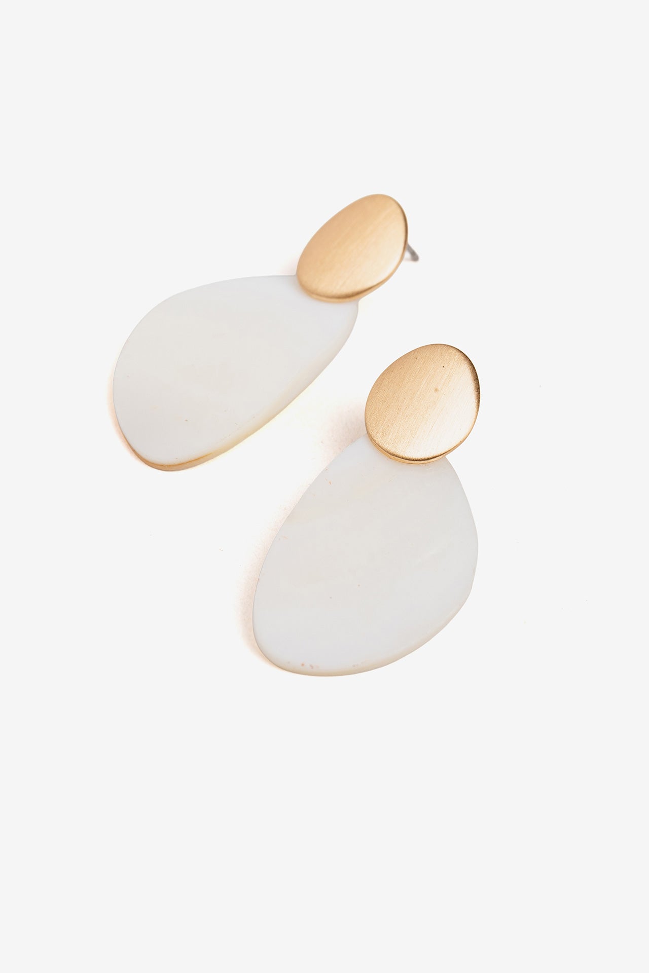 Pendientes Blancos 10336