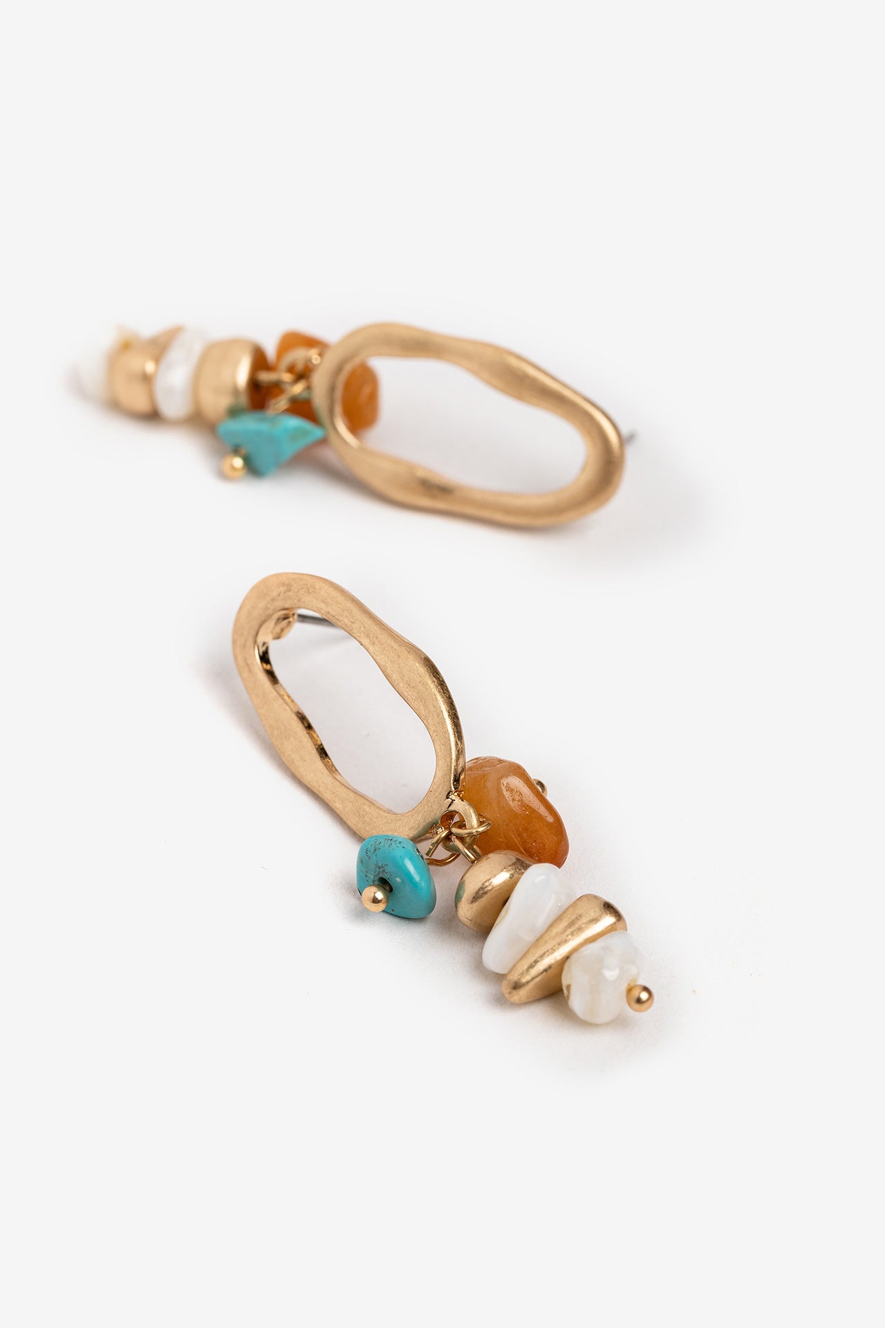 Pendientes Dorados Caribe 10378