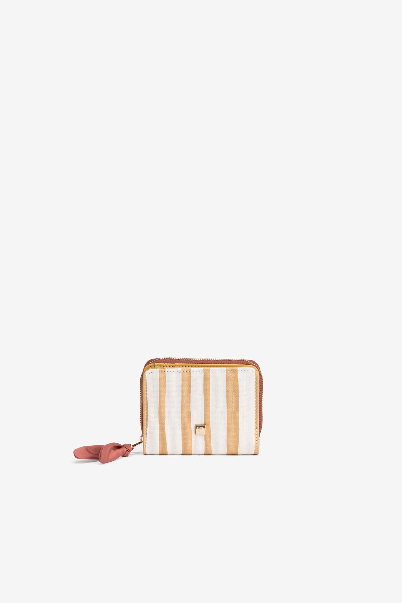 Monedero Rayas Crudo/Mostaza 3603