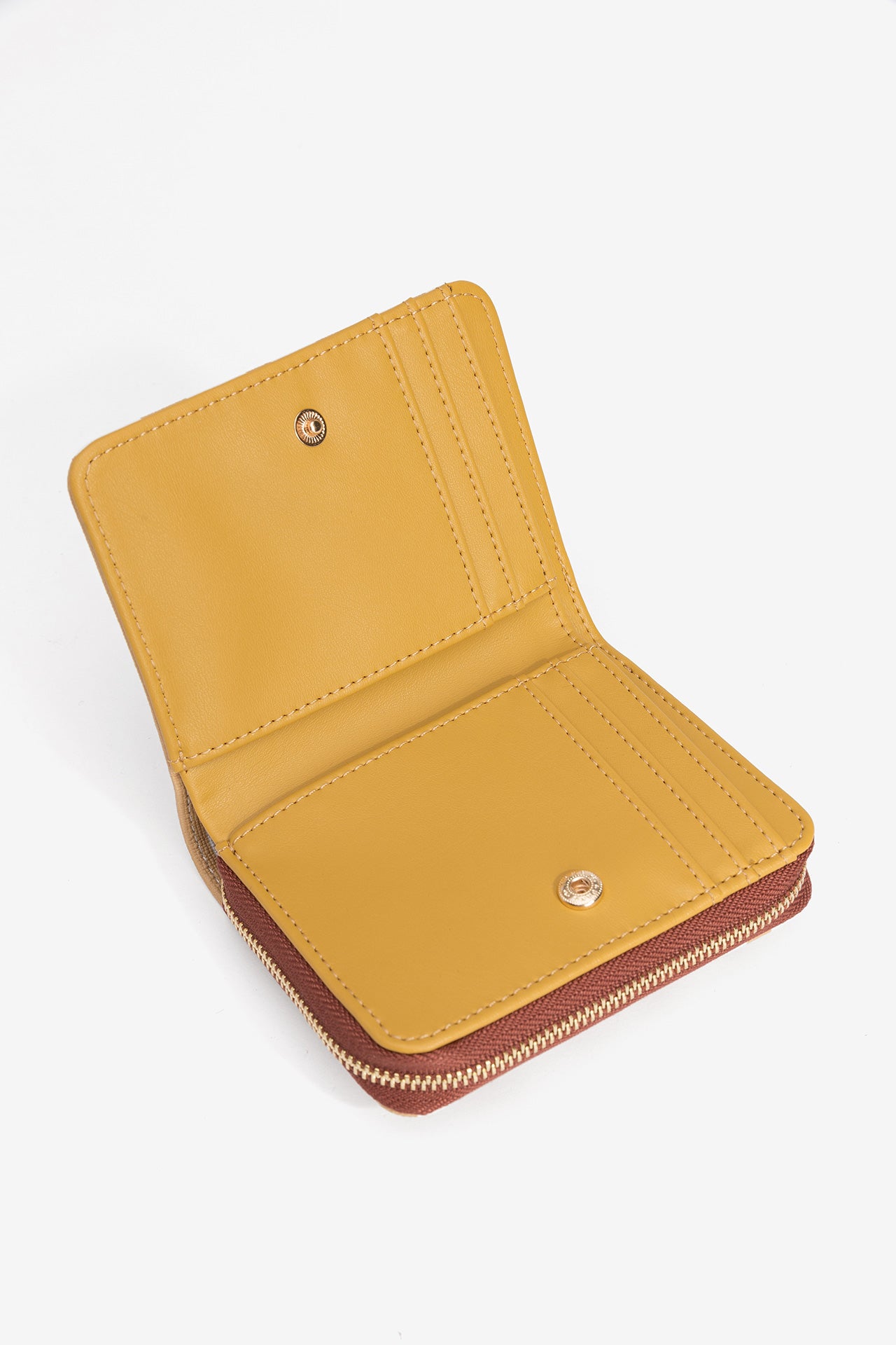 Monedero Rayas Crudo/Mostaza 3603