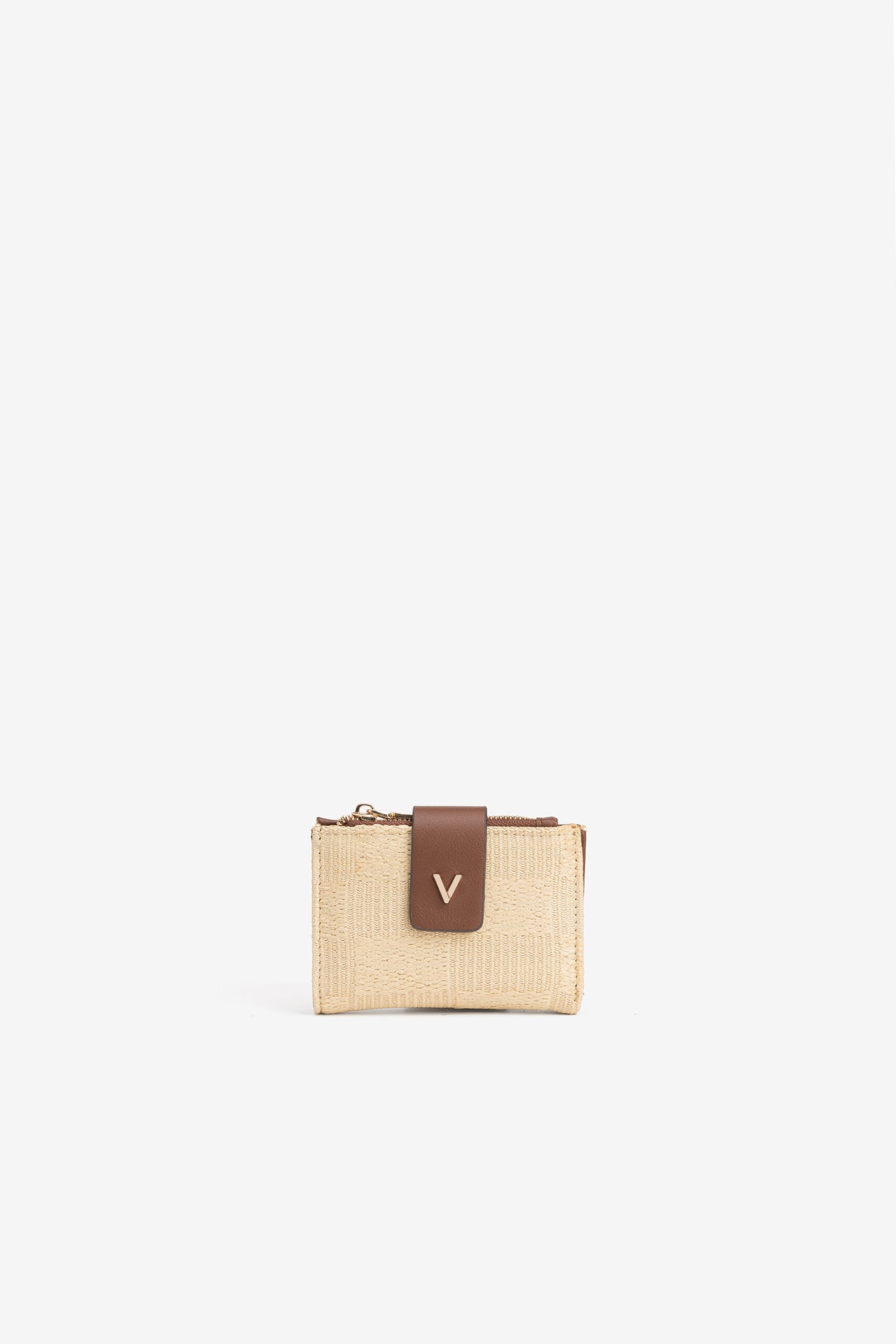 Monedero Rafia Beige/Marrón 4410