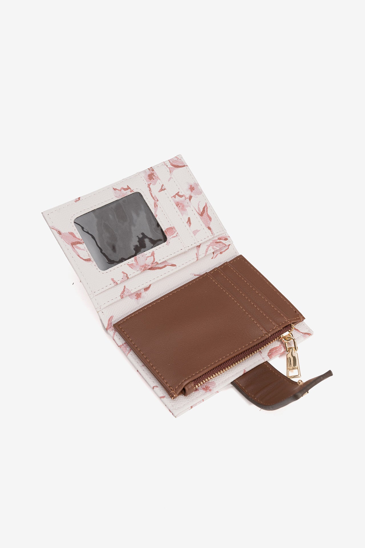 Monedero/Tarjetero Rosa Floral 4315