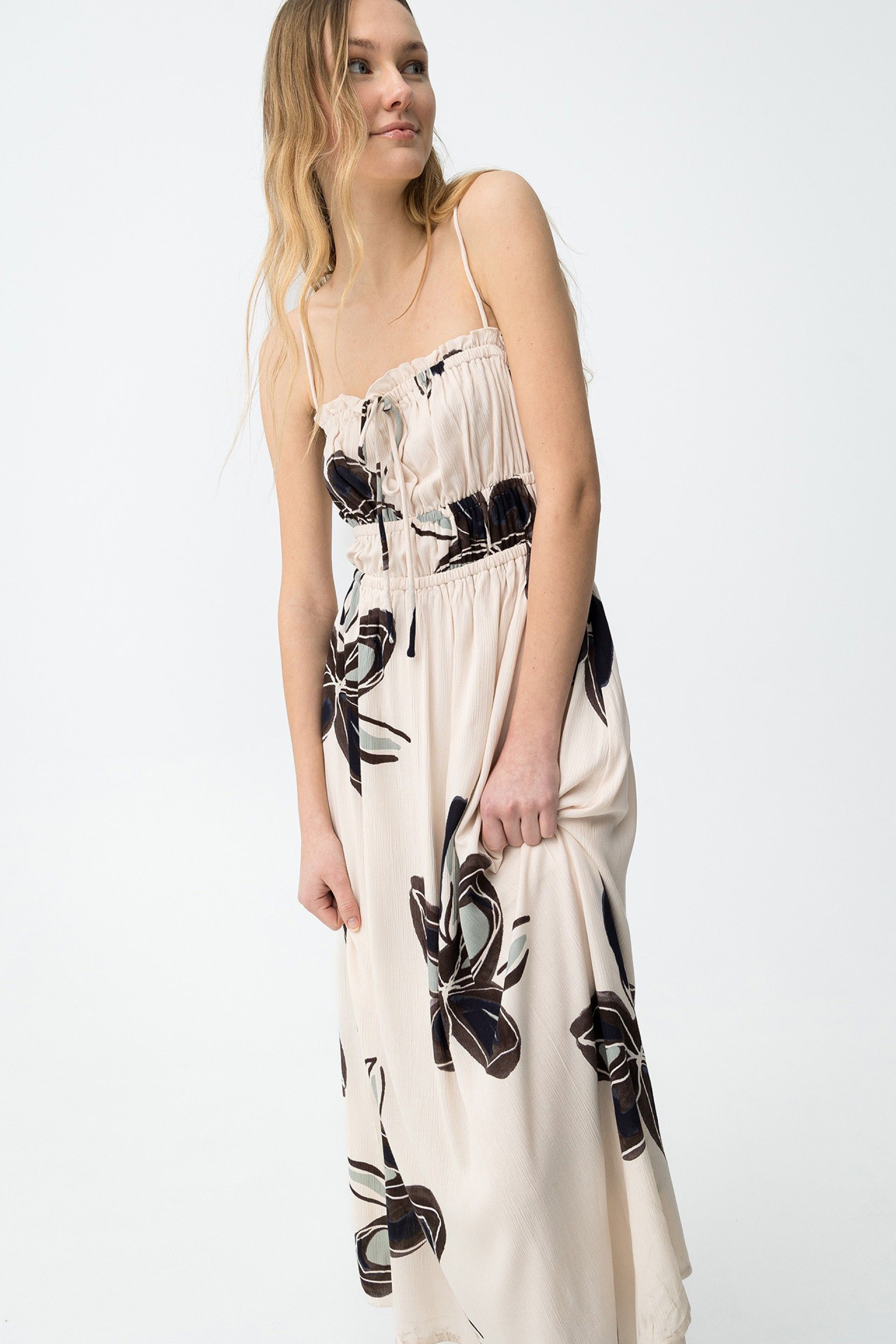 Vestido Otavia Beige