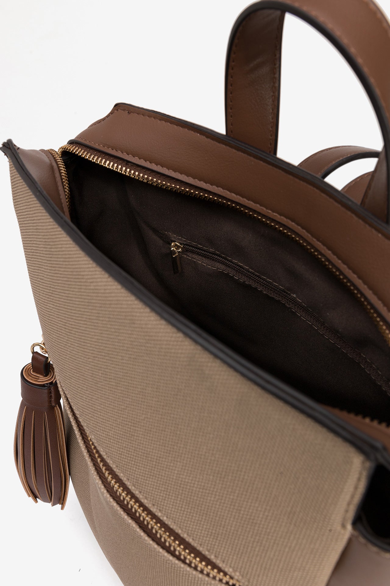Mochila Beige/Marrón 5060