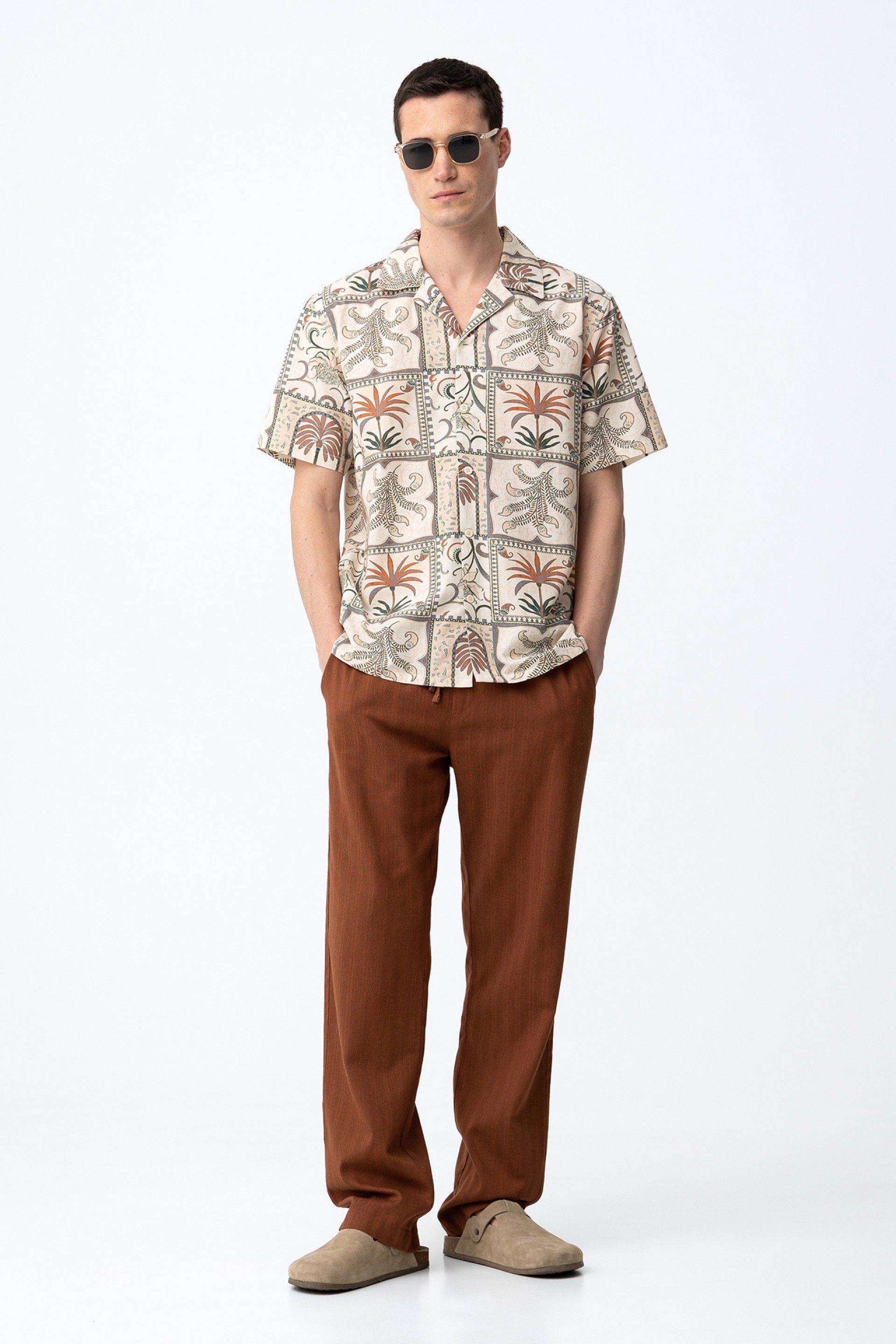 Pantalón Relaxed Marrón