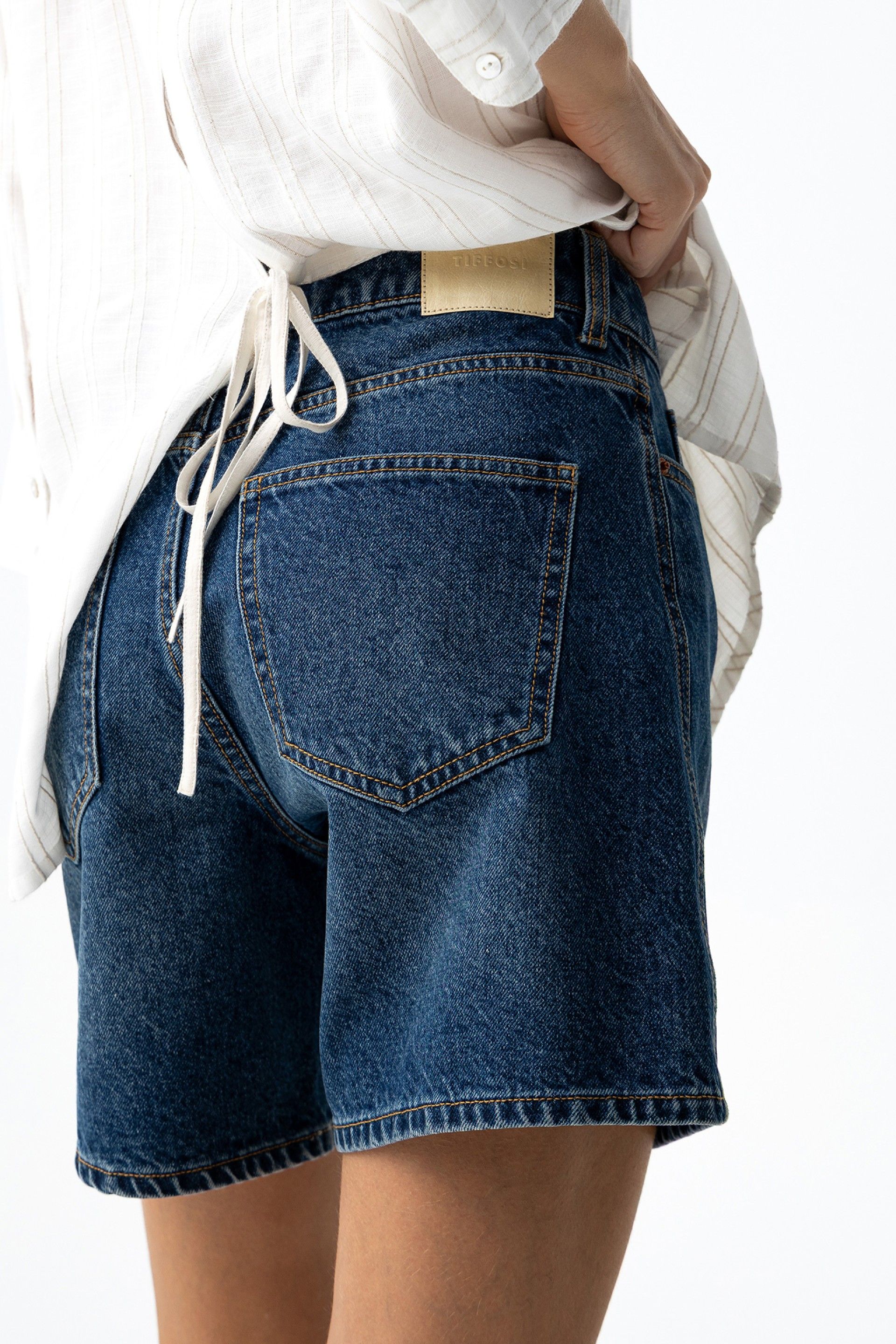 Jeans Corto LANA39 Oscuro