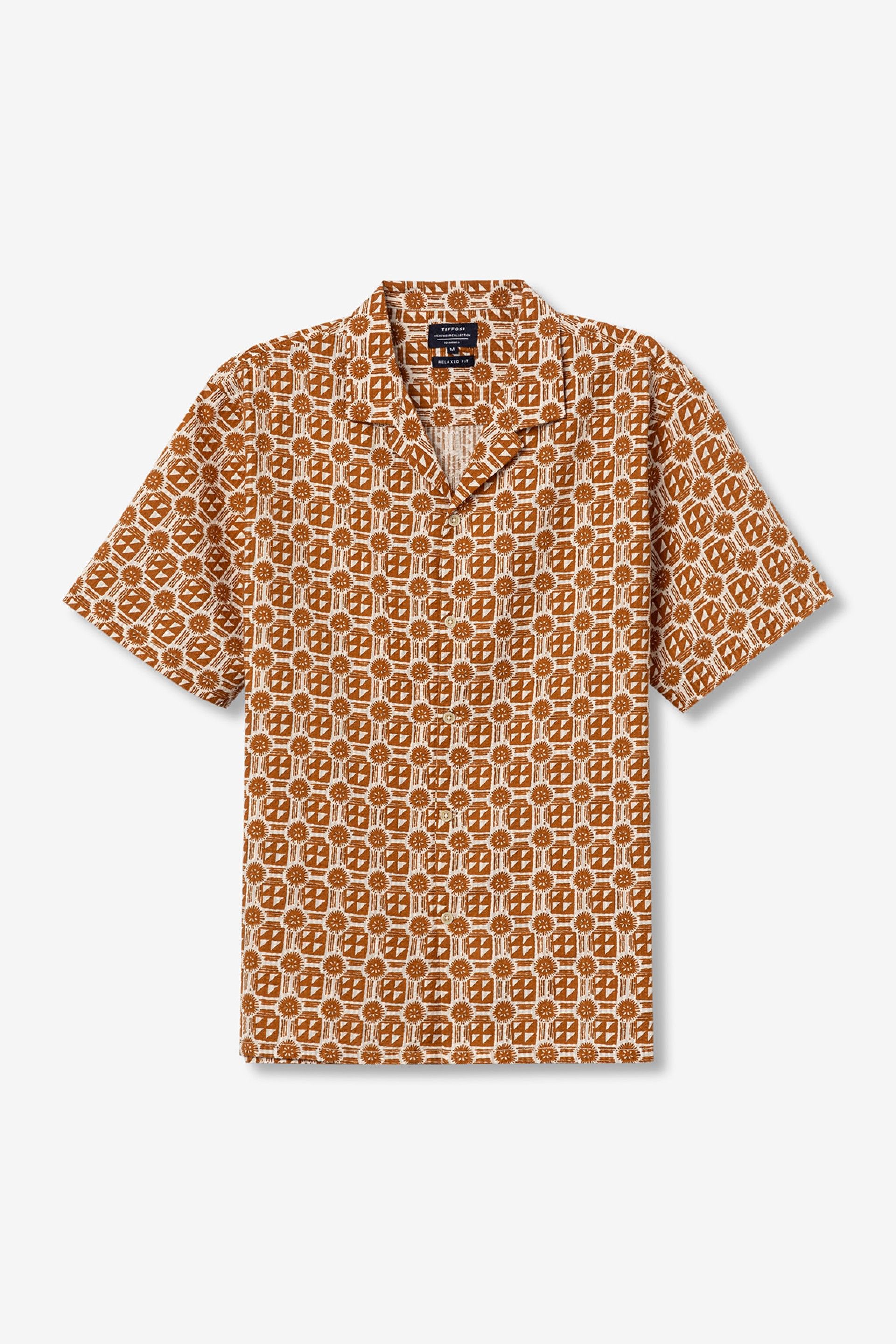Camisa Vietnam Caramelo