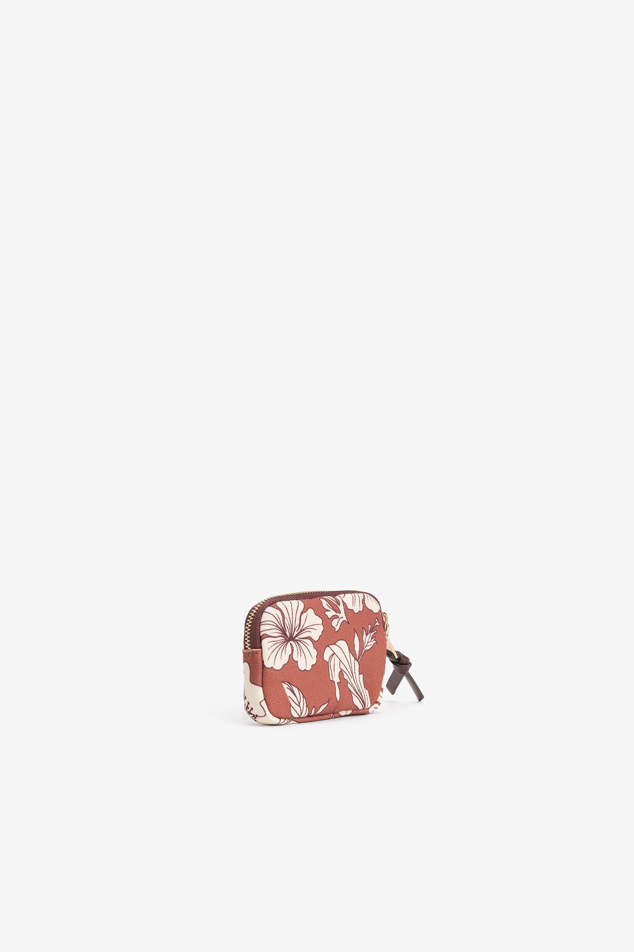 Monedero Pequeño Floral Teja 4407