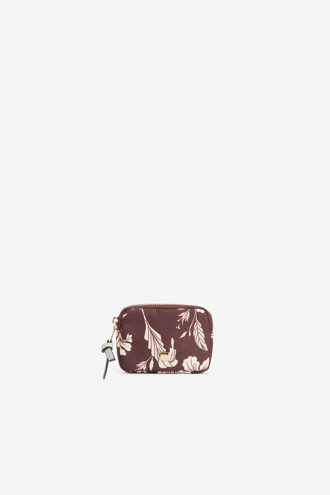 Monedero Pequeño Floral Morado 4407