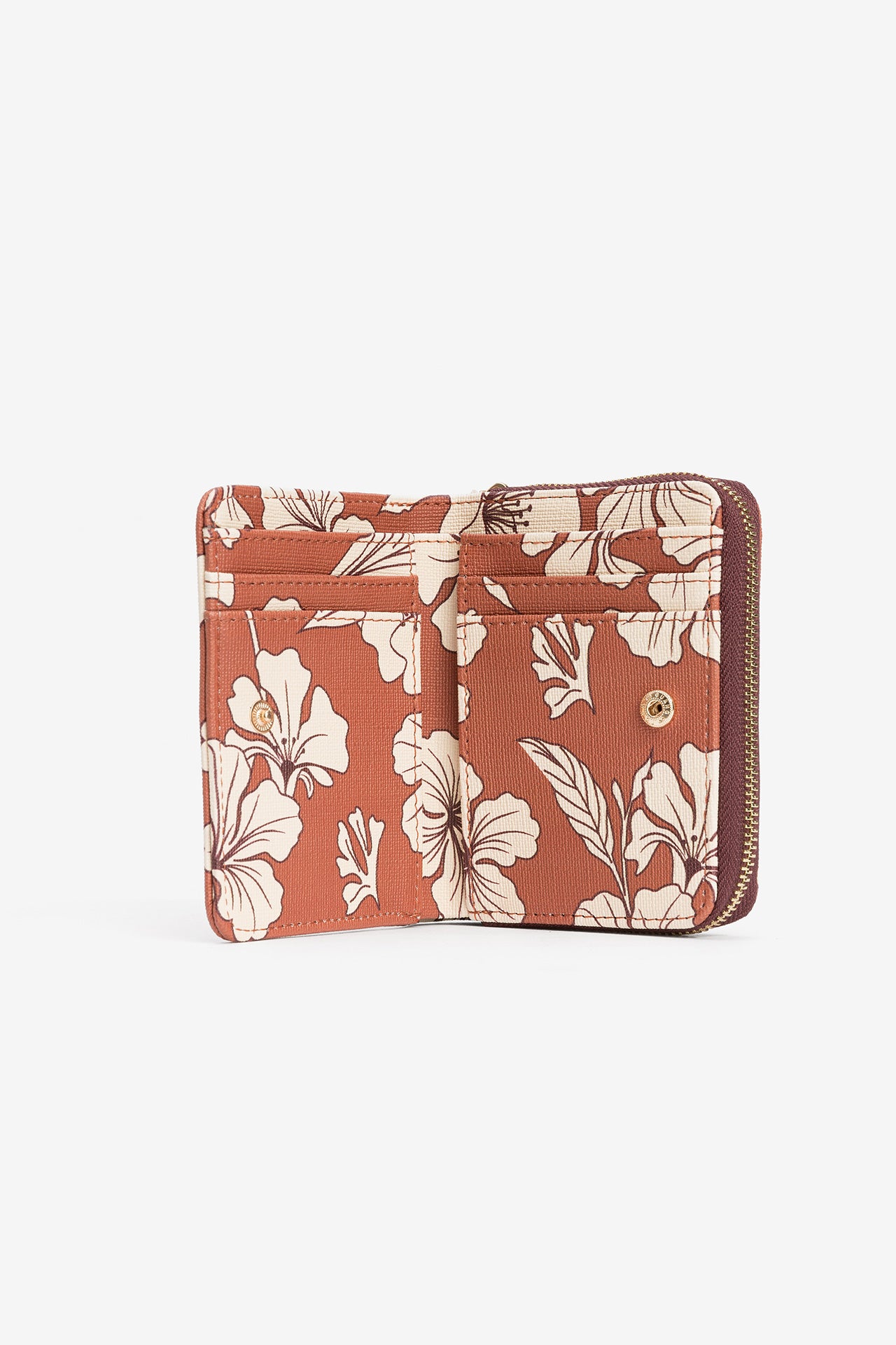 Monedero Floral Teja 4406