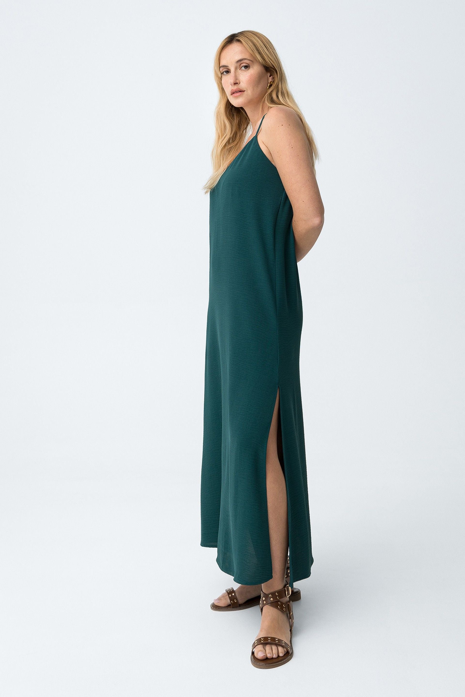 Vestido Bestie Verde Oscuro