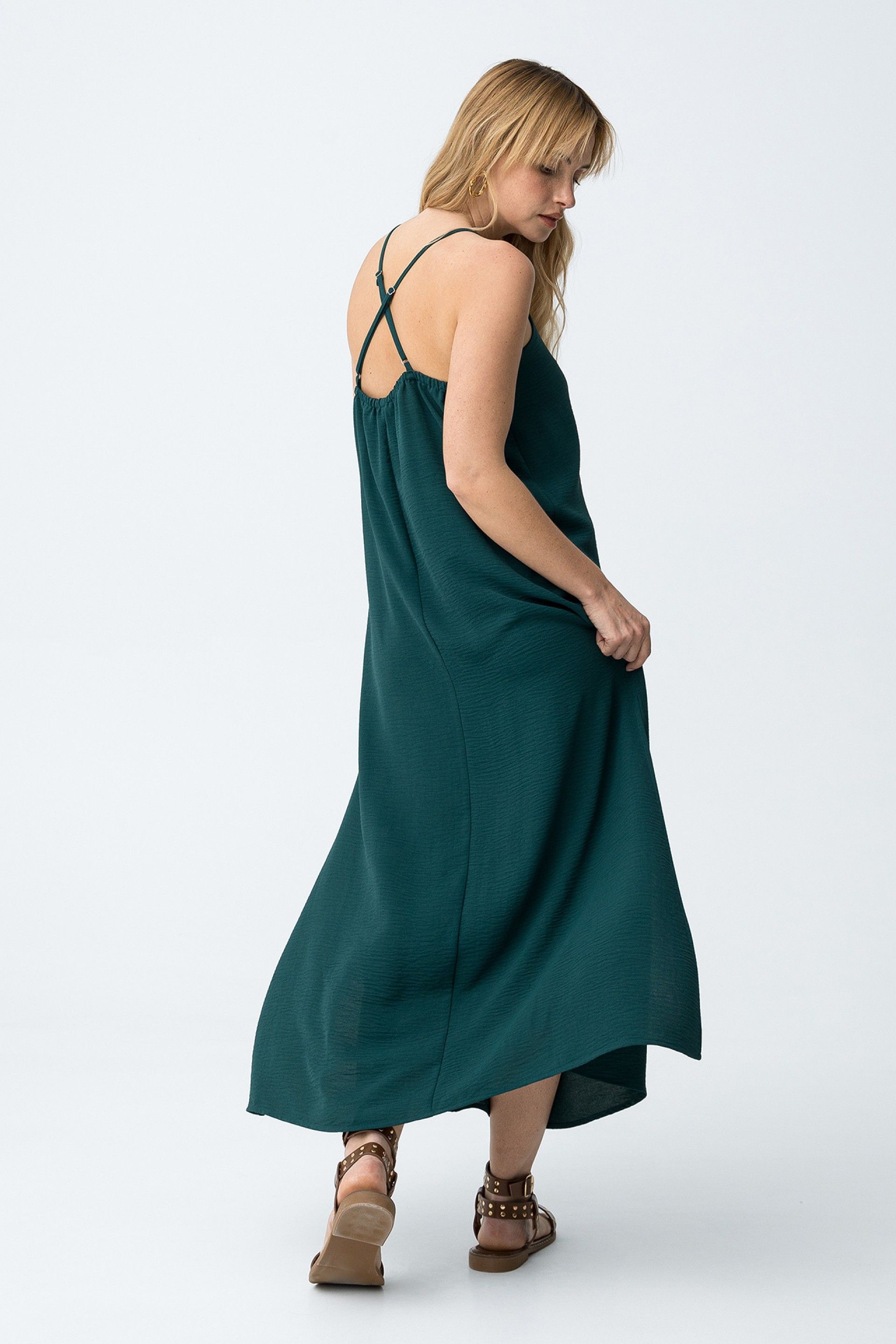 Vestido Bestie Verde Oscuro