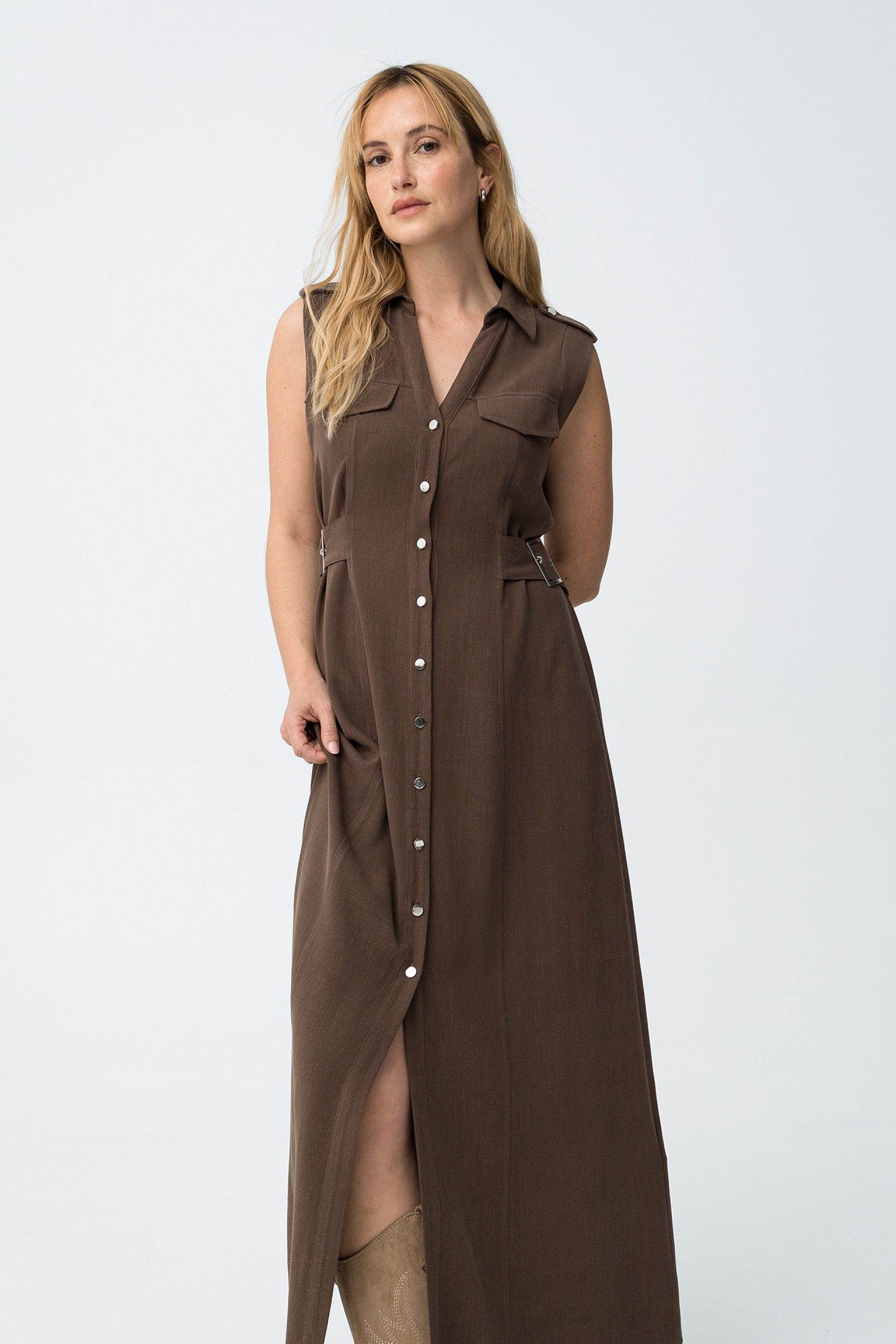 Vestido Favo Chocolate