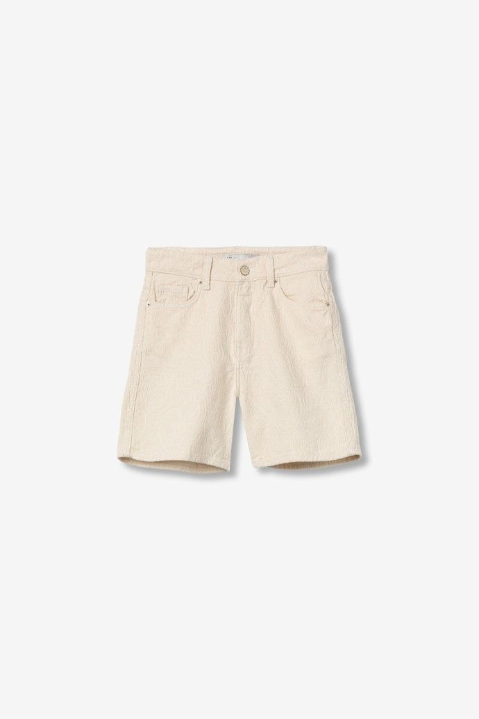 Short LANA Brocados Crudo