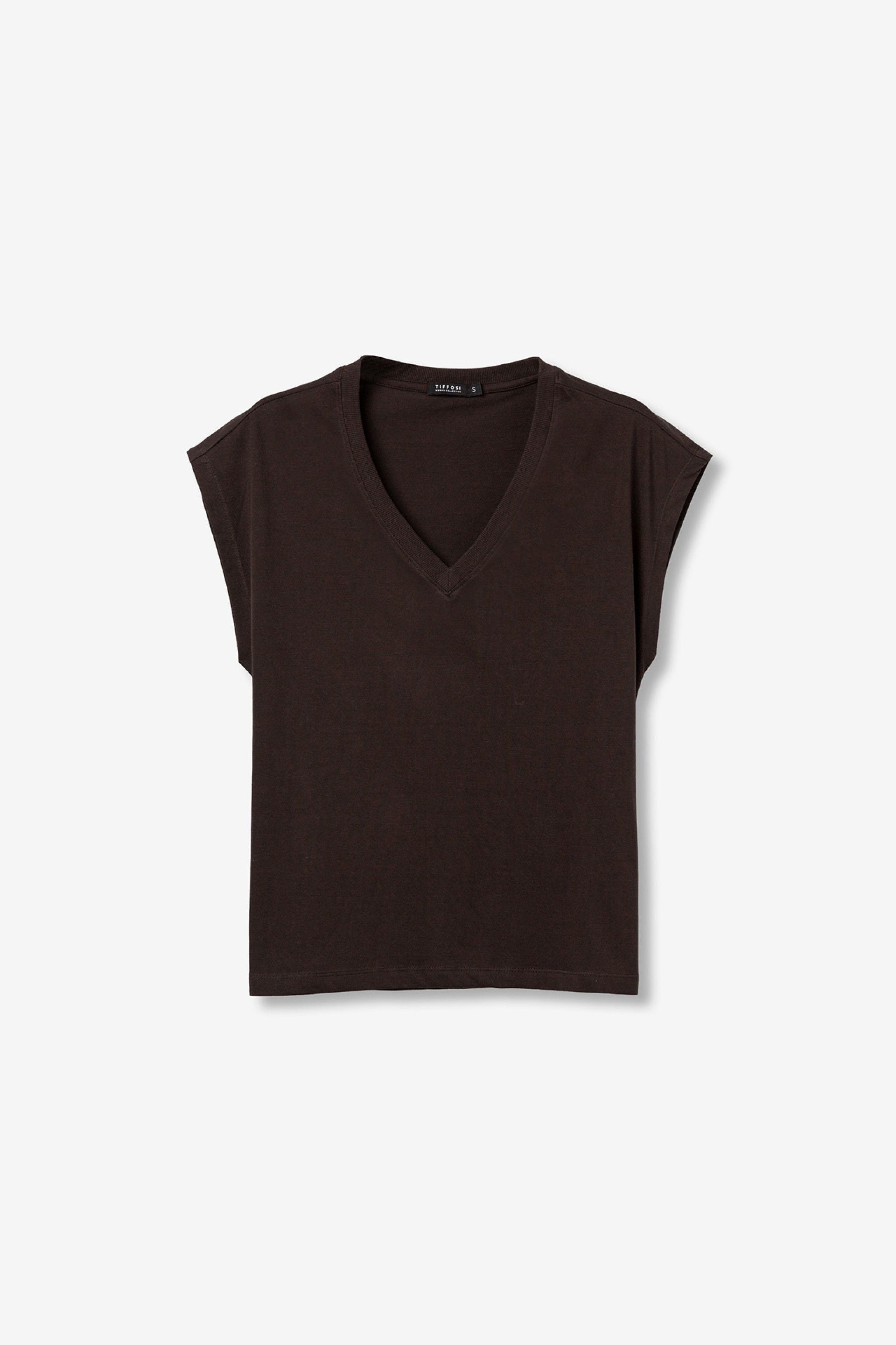 Camiseta Charlize V Chocolate