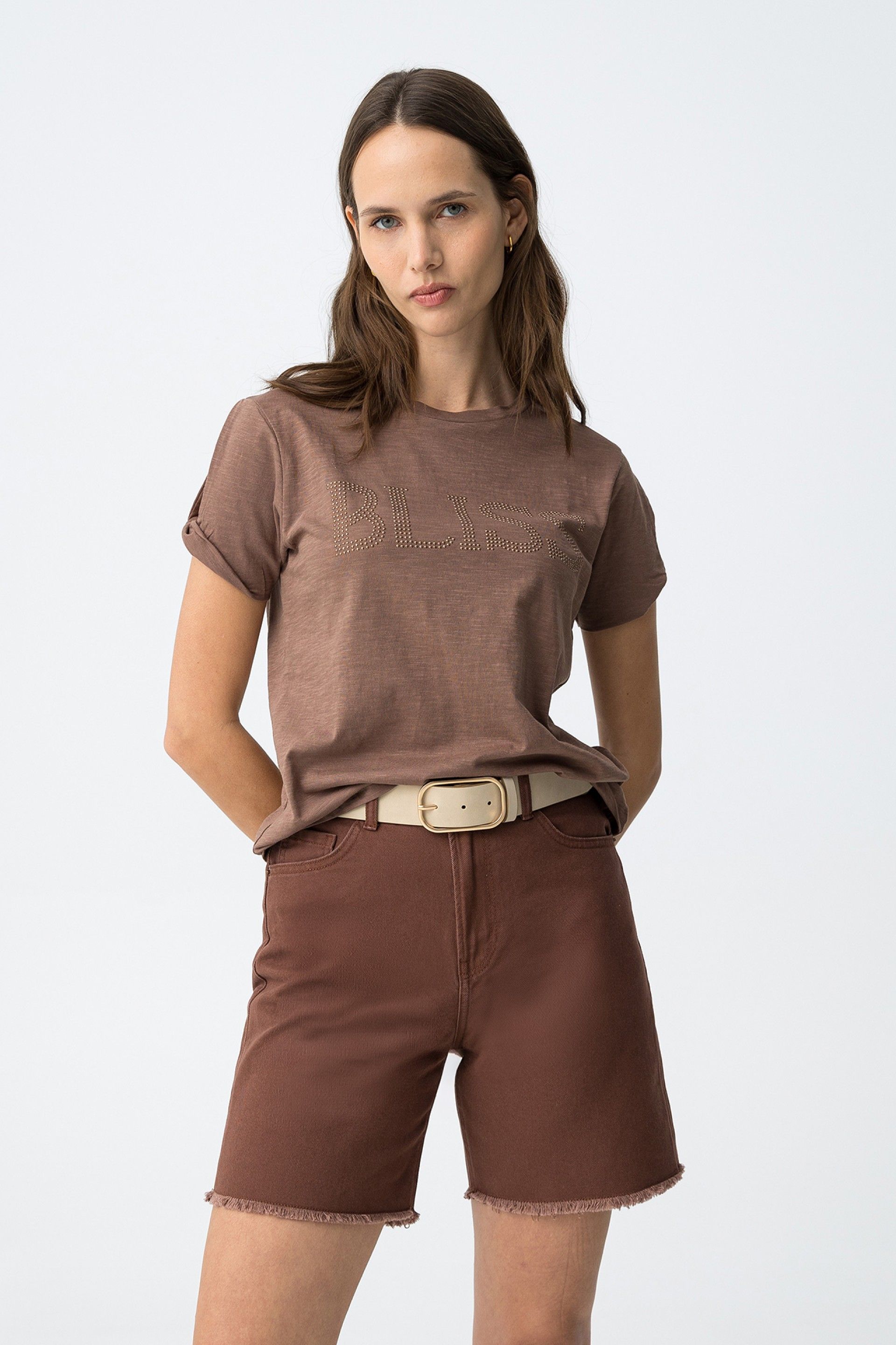 Camiseta Seadra Marrón