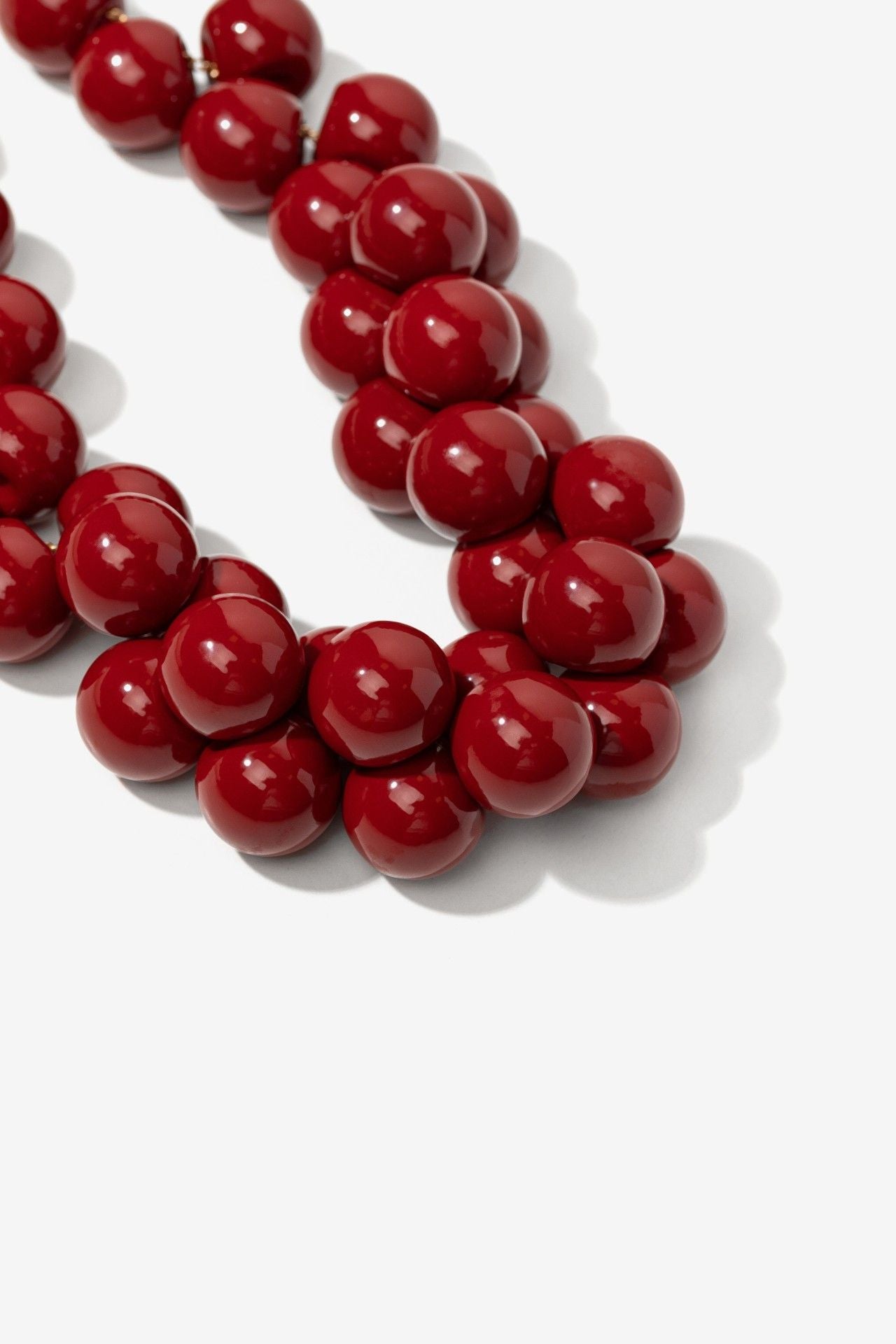 Collar Bolas Rojas