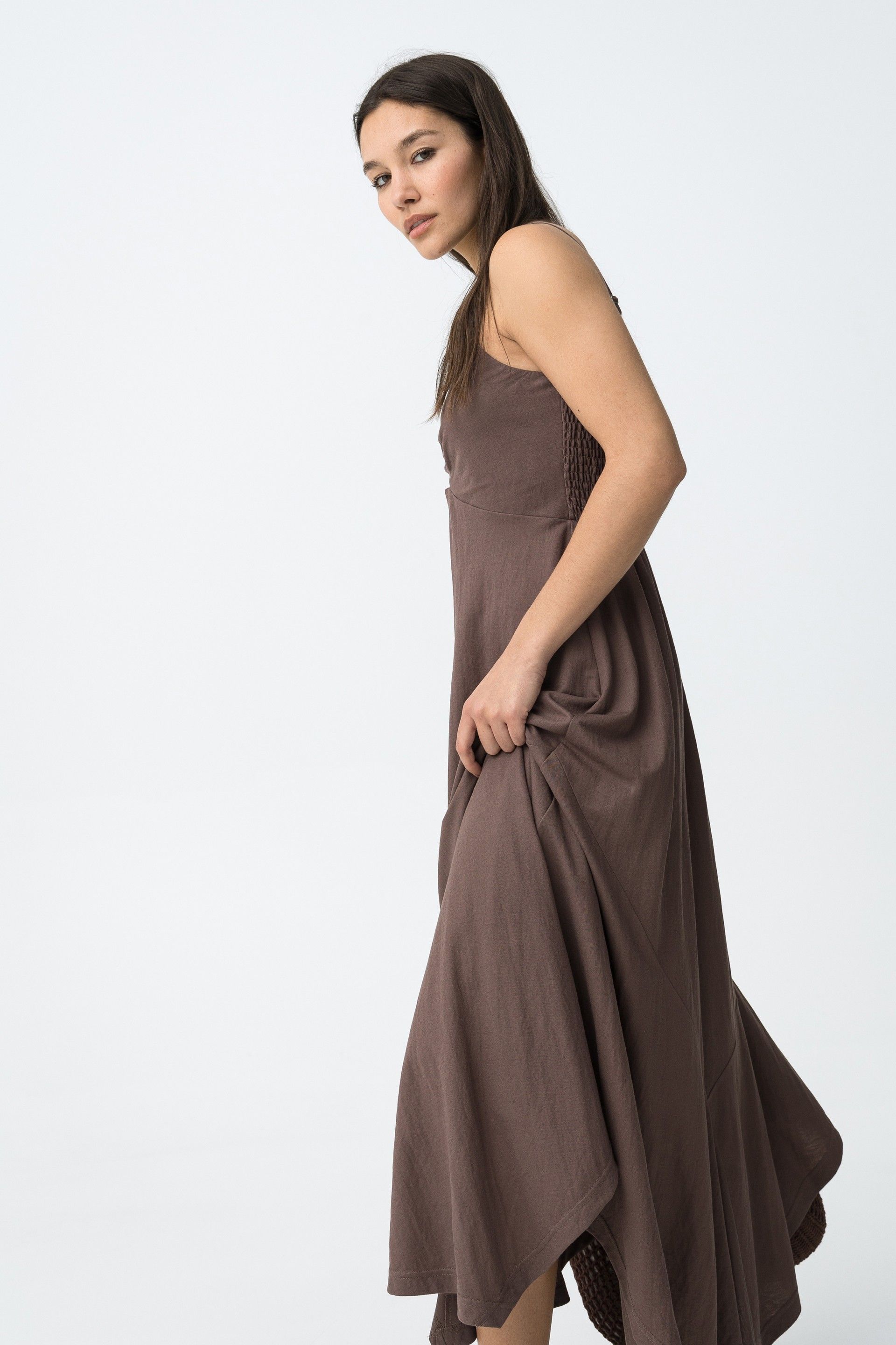 Vestido Aggron Marrón