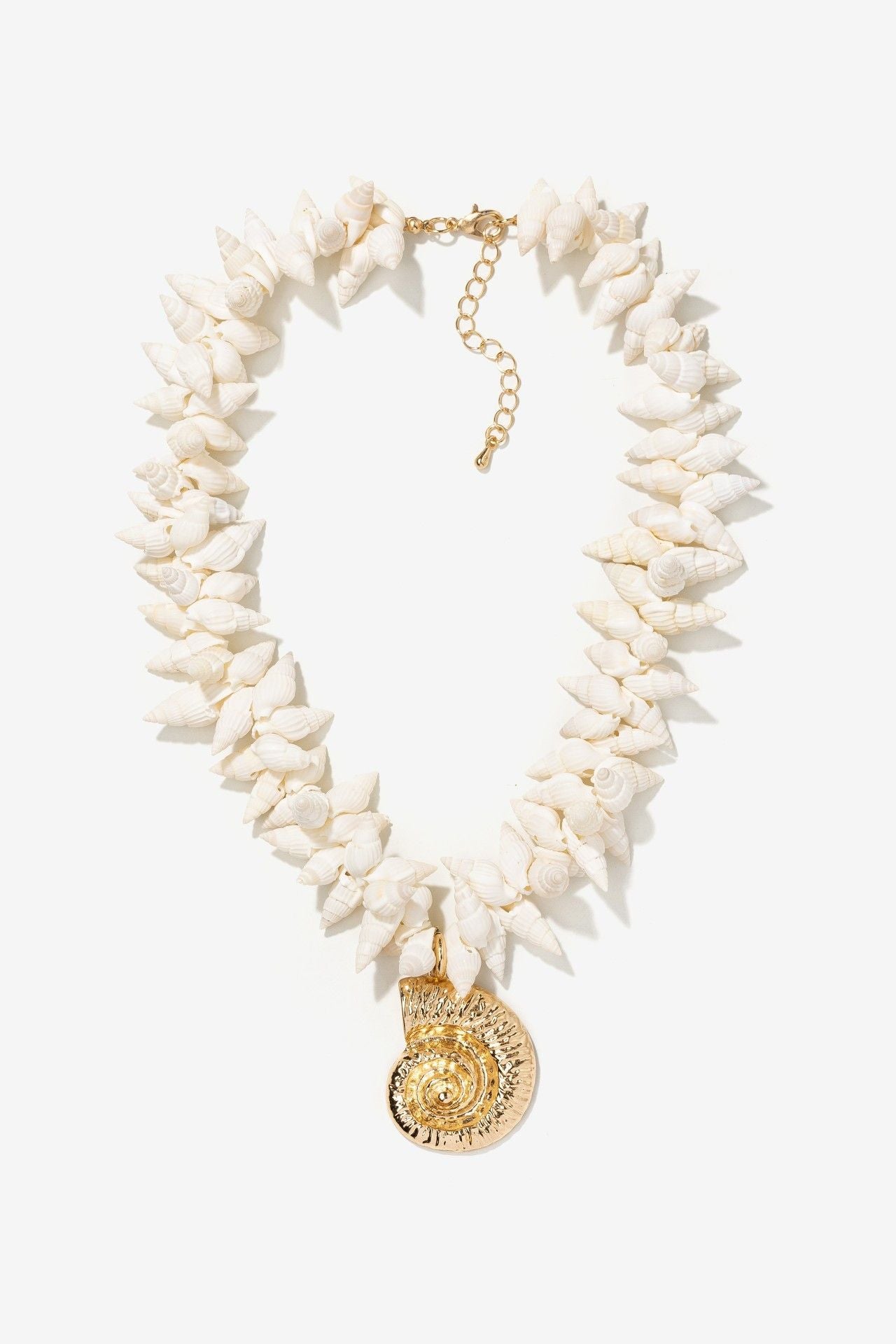 Collar Conchas Blanco 3993