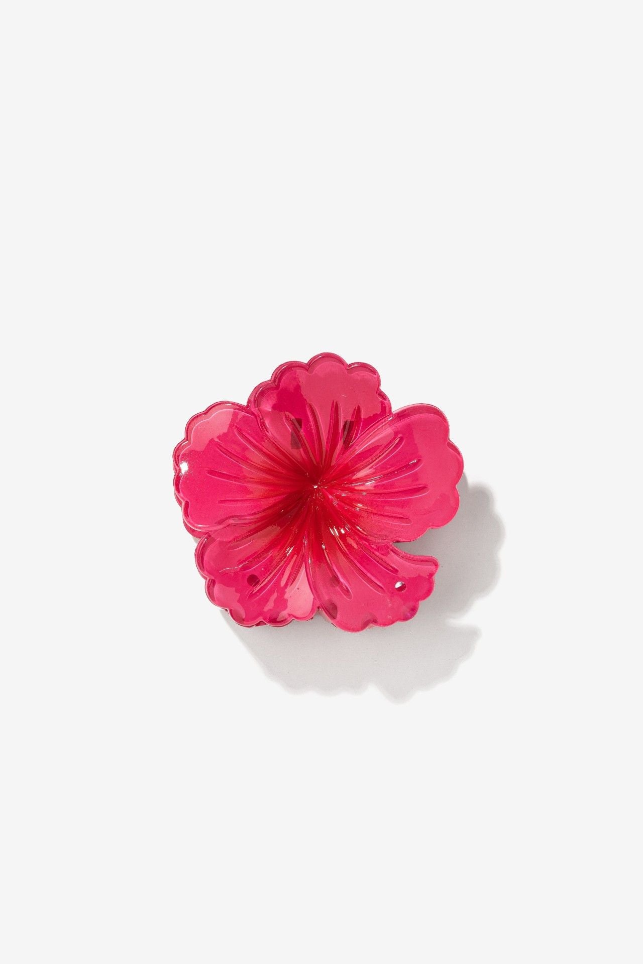 Pinza flor Fucsia