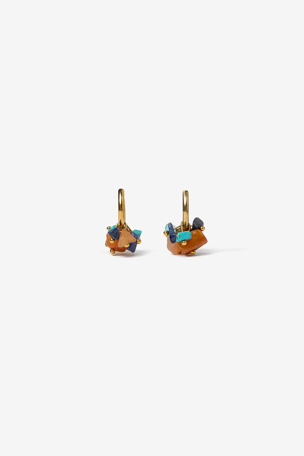 Pendientes Piedras Colores 10516