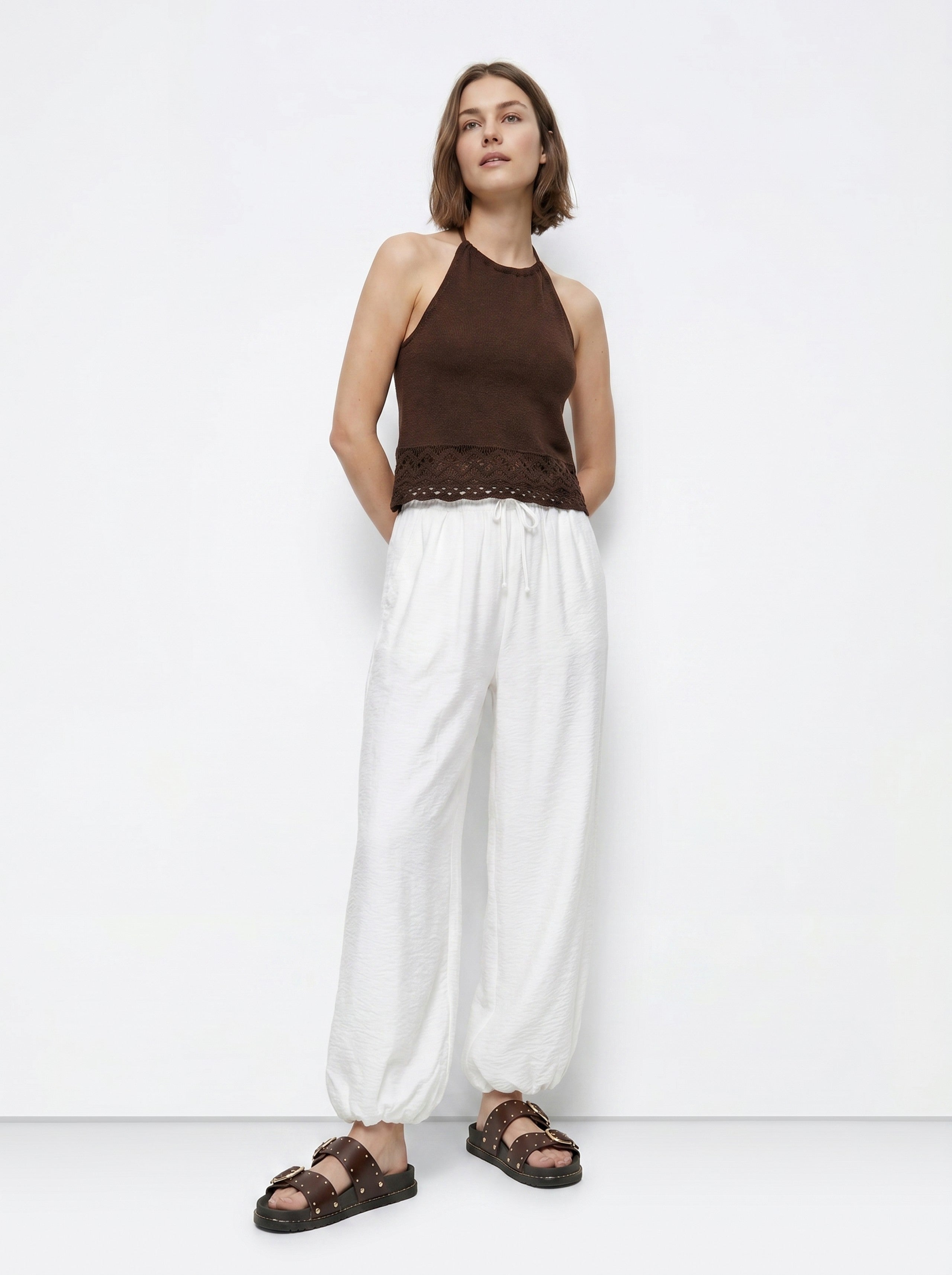 Pantalón Bombacho Orla Blanco