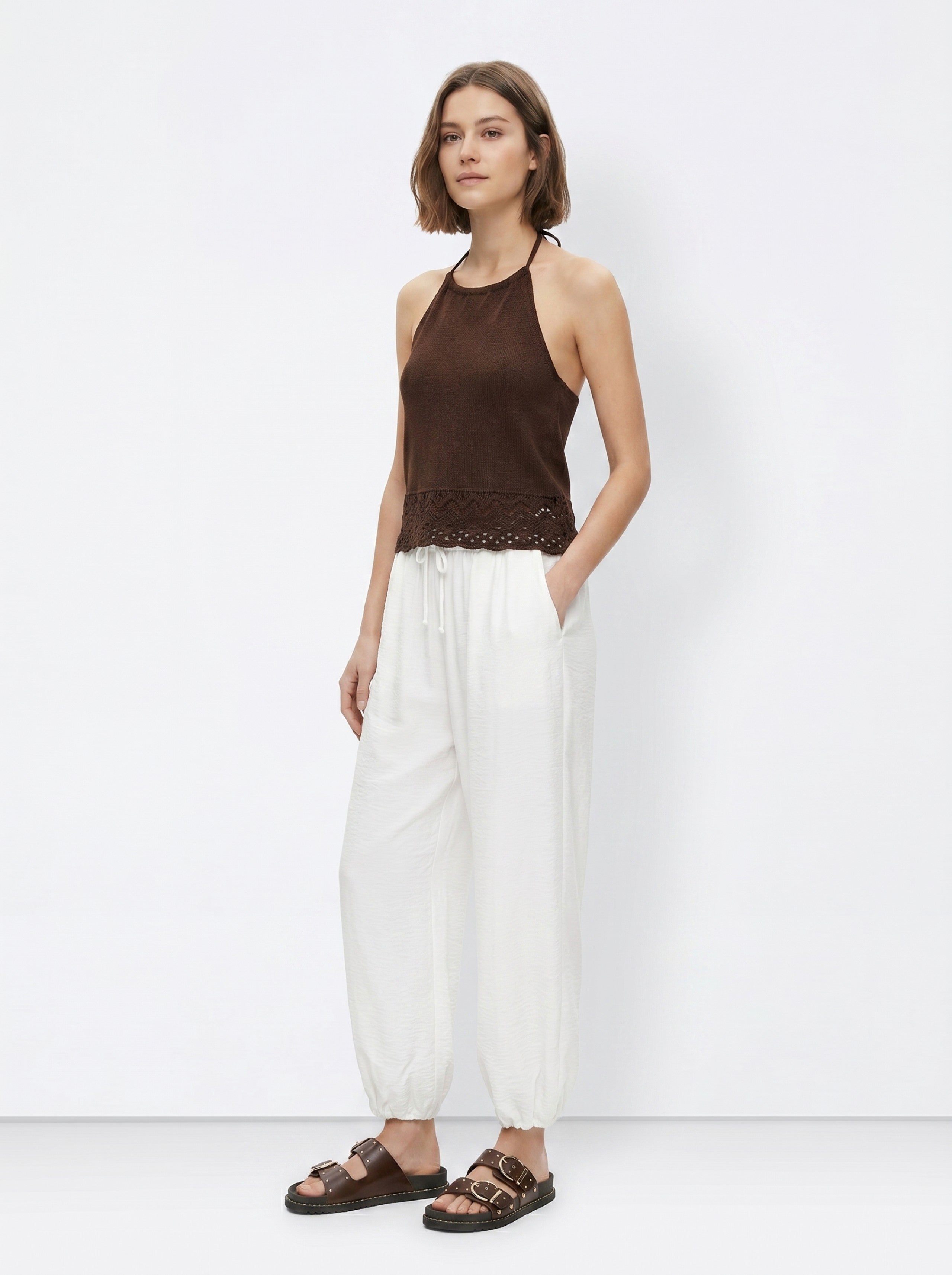 Pantalón Bombacho Orla Blanco