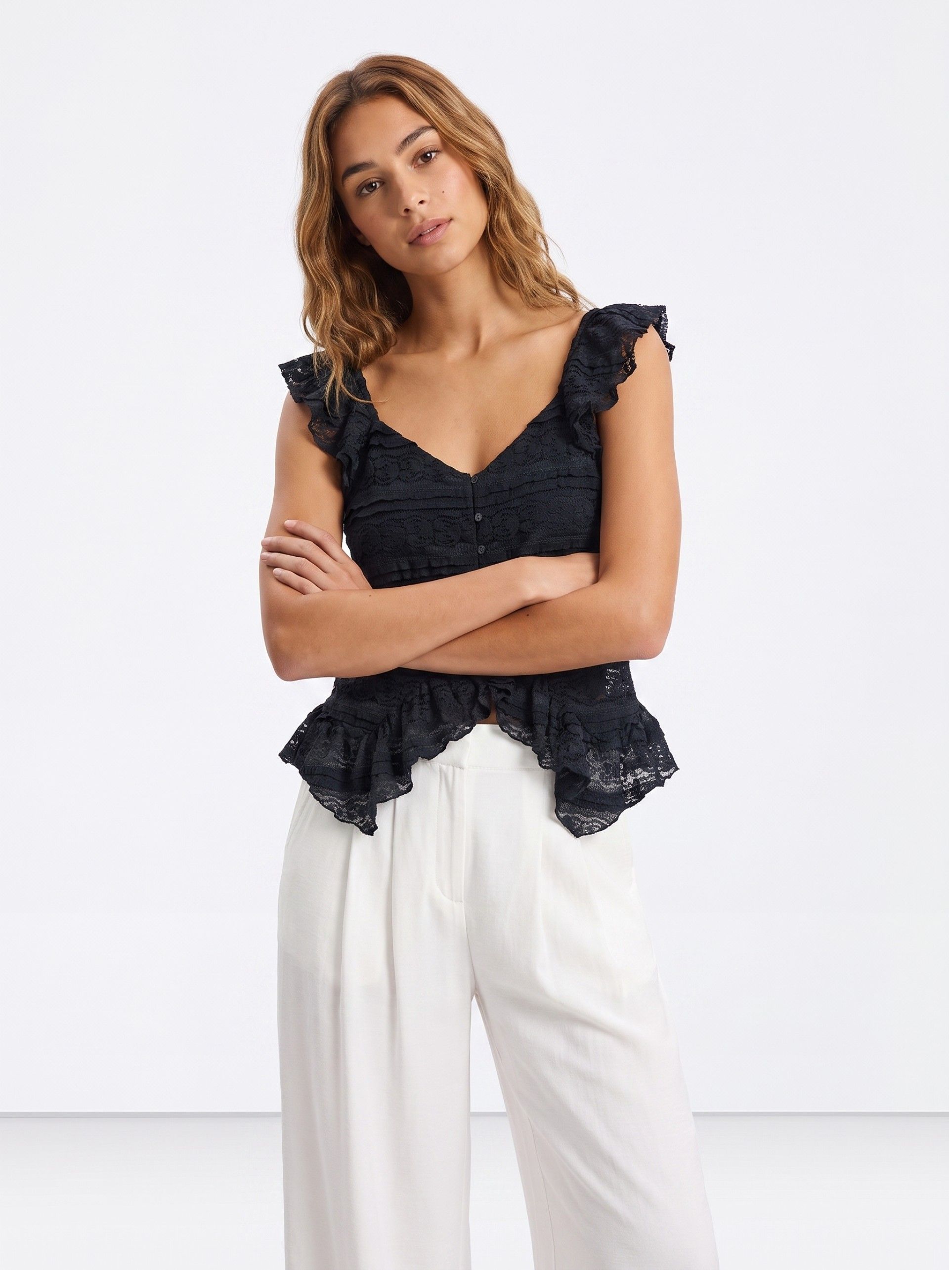 Blusa Attico Marino