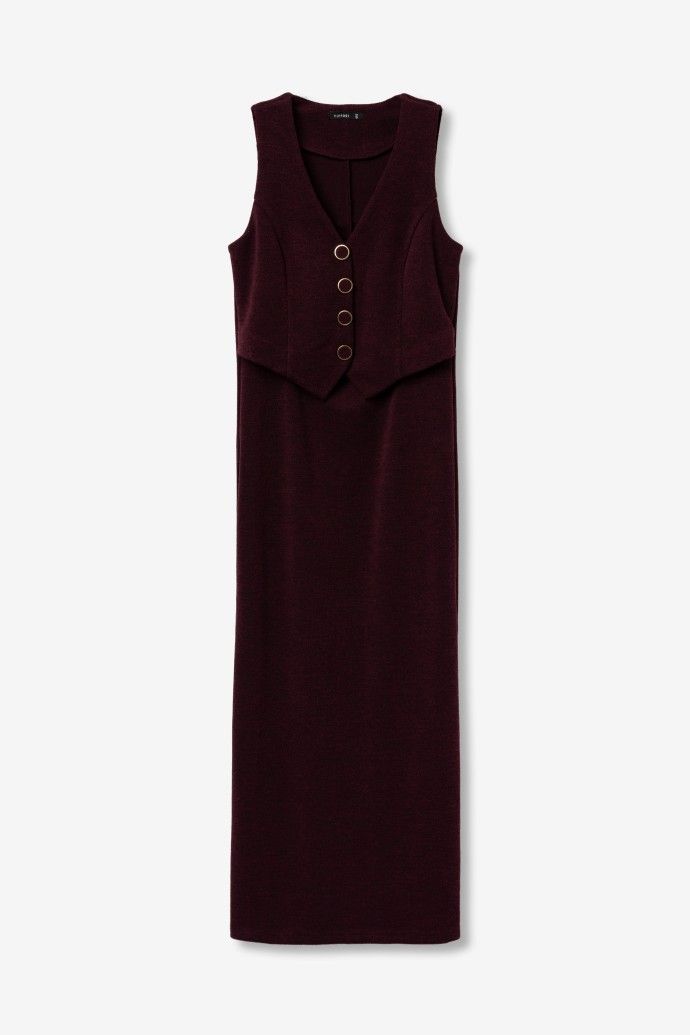 Vestido Burdeos Deany