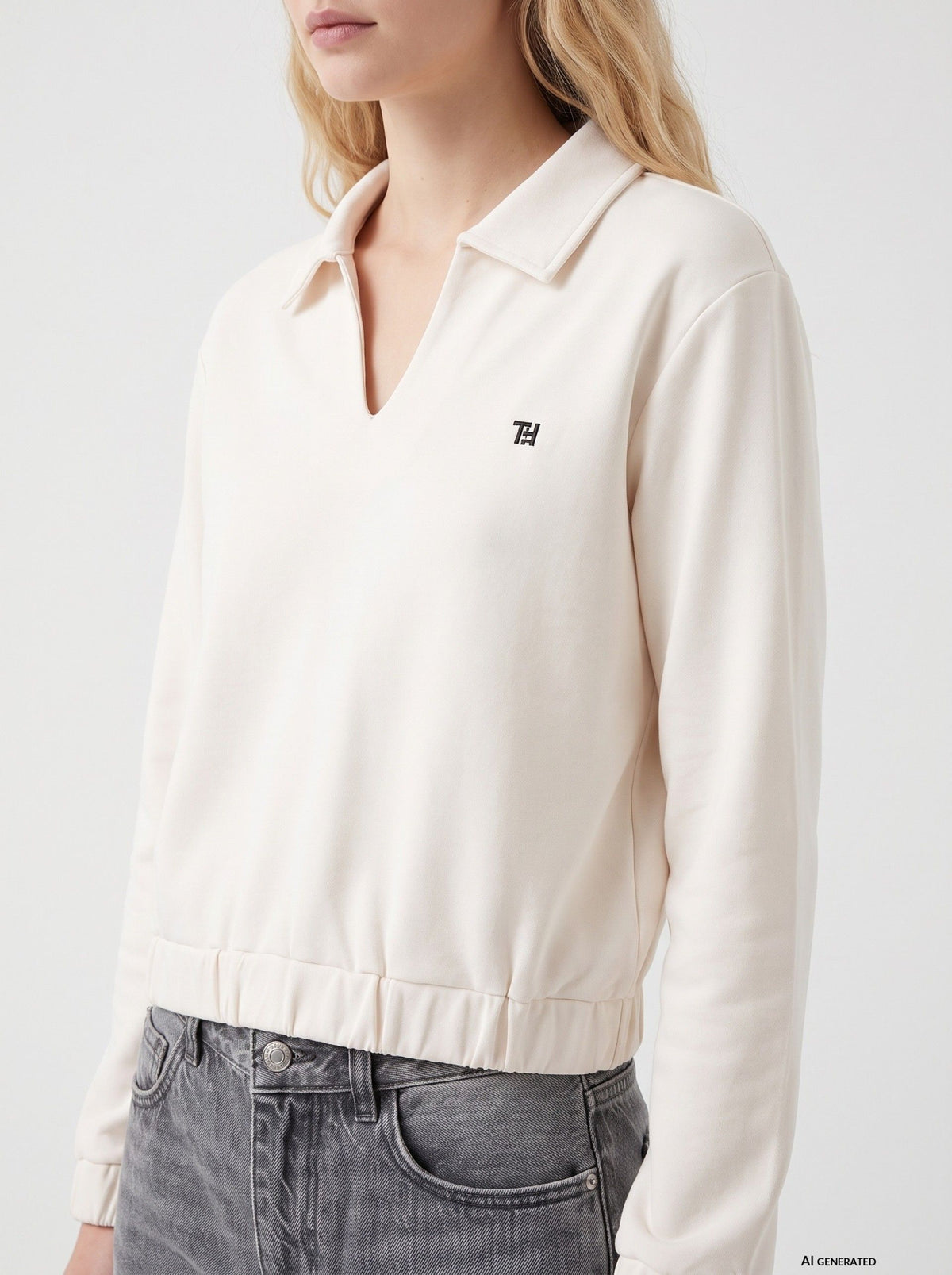 Sudadera Valentina Blanco