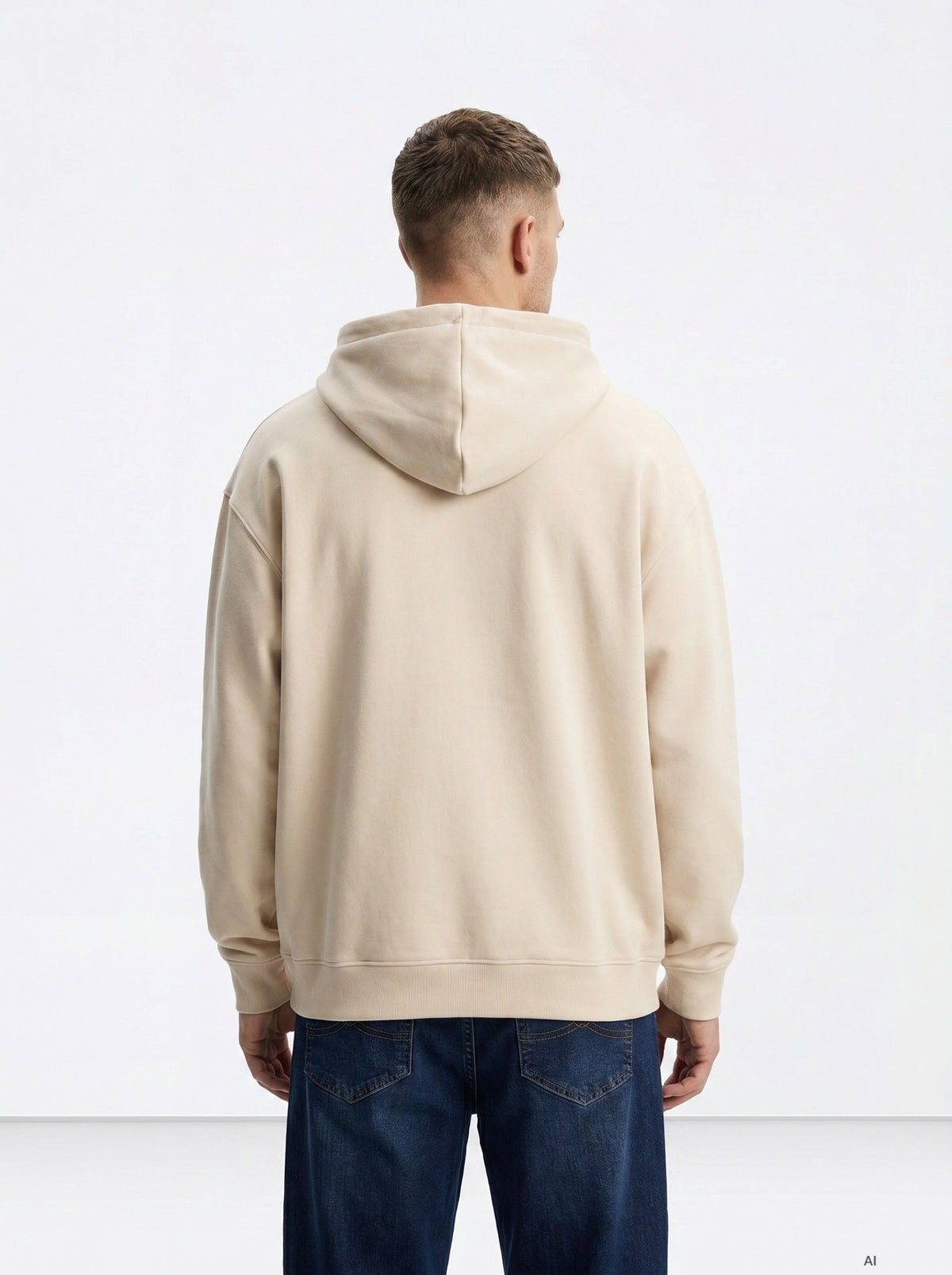 Sudadera Capucha Jameson Beige Clarito