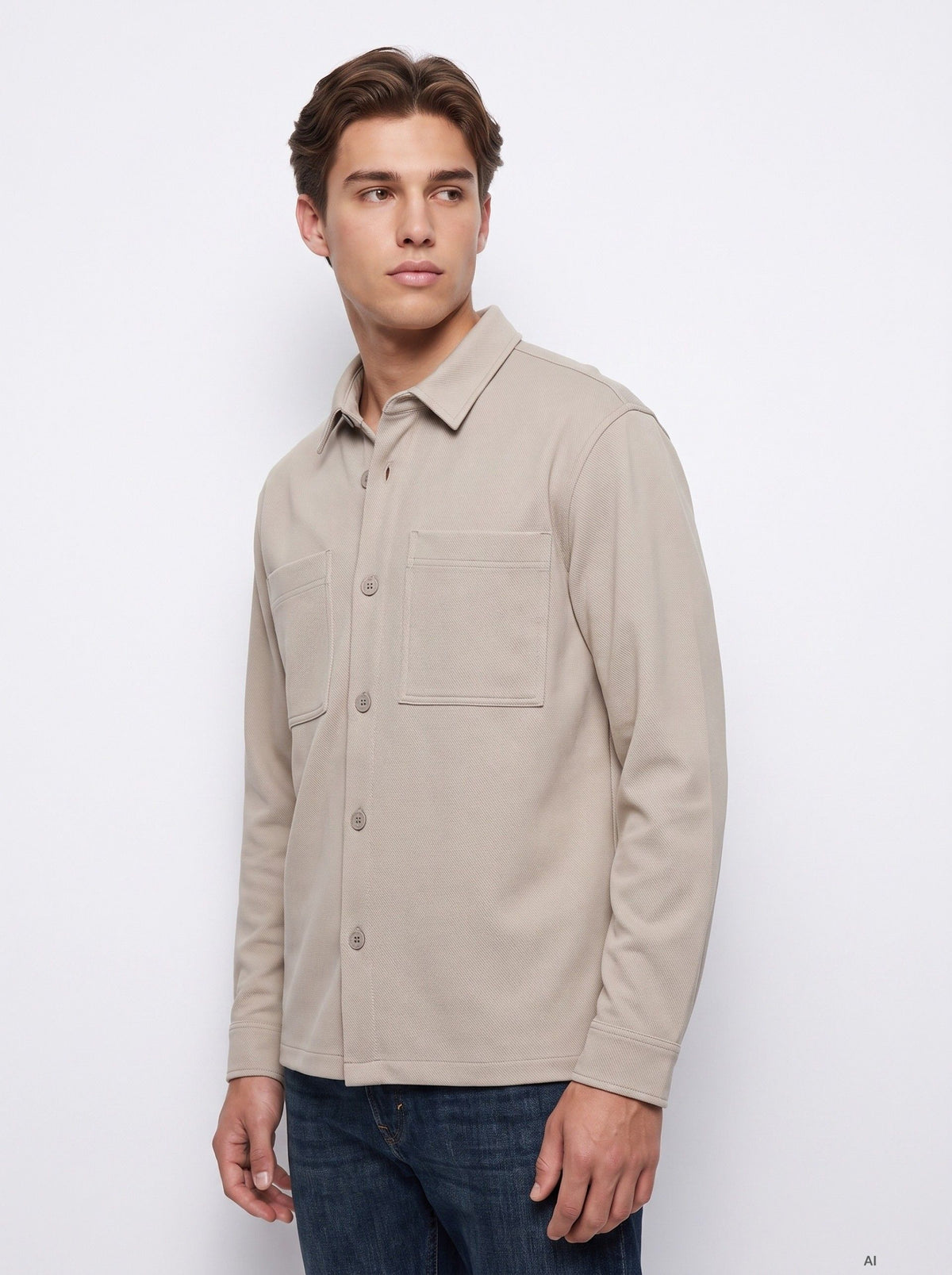 Sobrecamisa Salem Beige