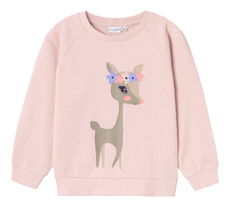 Sudadera Rosa Ciervo