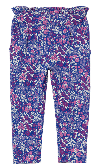 Pantalón Azul Floral Junior