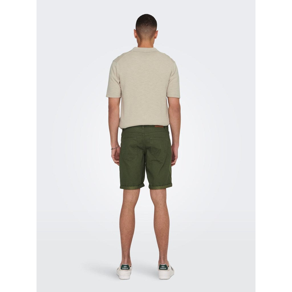 Pantalón Corto Ply Verde Oliva