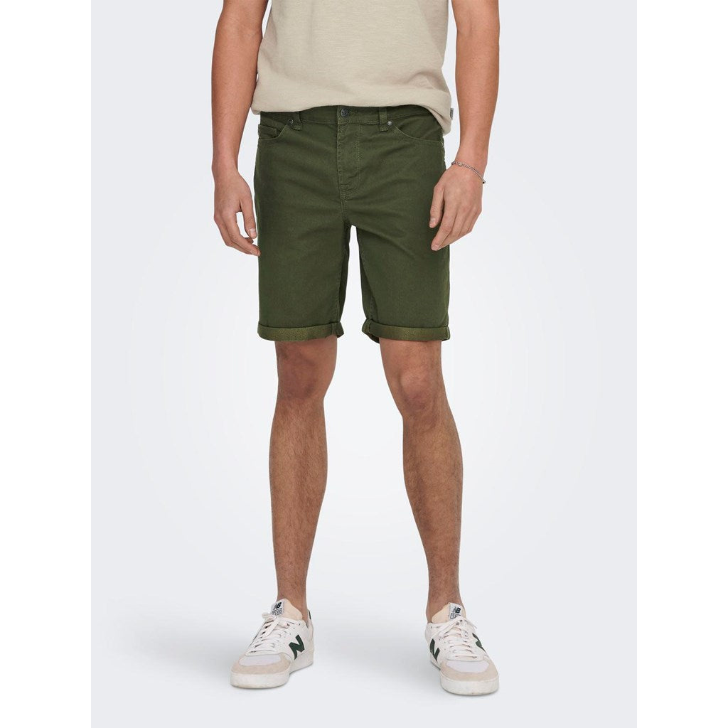 Pantalón Corto Ply Verde Oliva