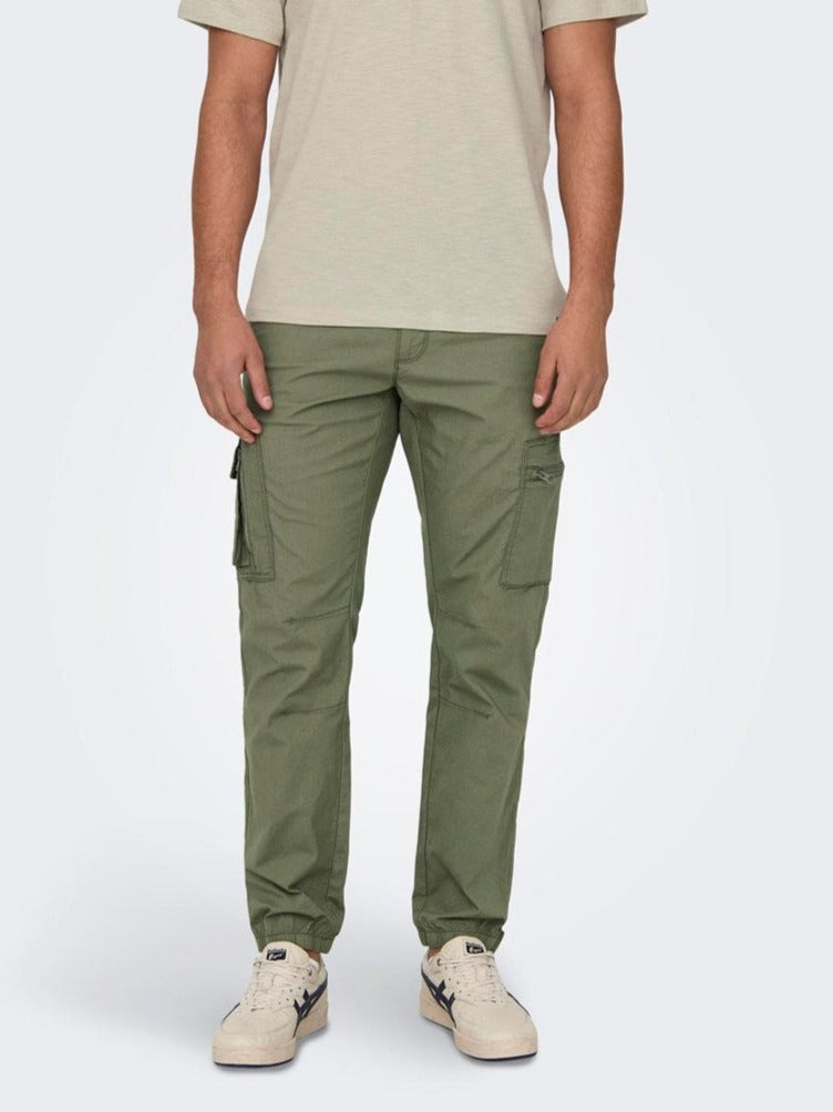 Pantalón Cargo 0147 Verde