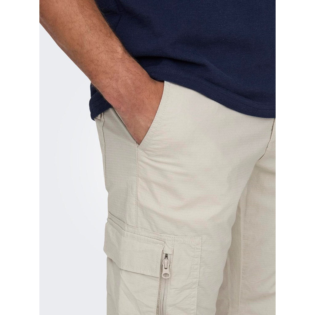 Pantalón Cargo 0147 Beige