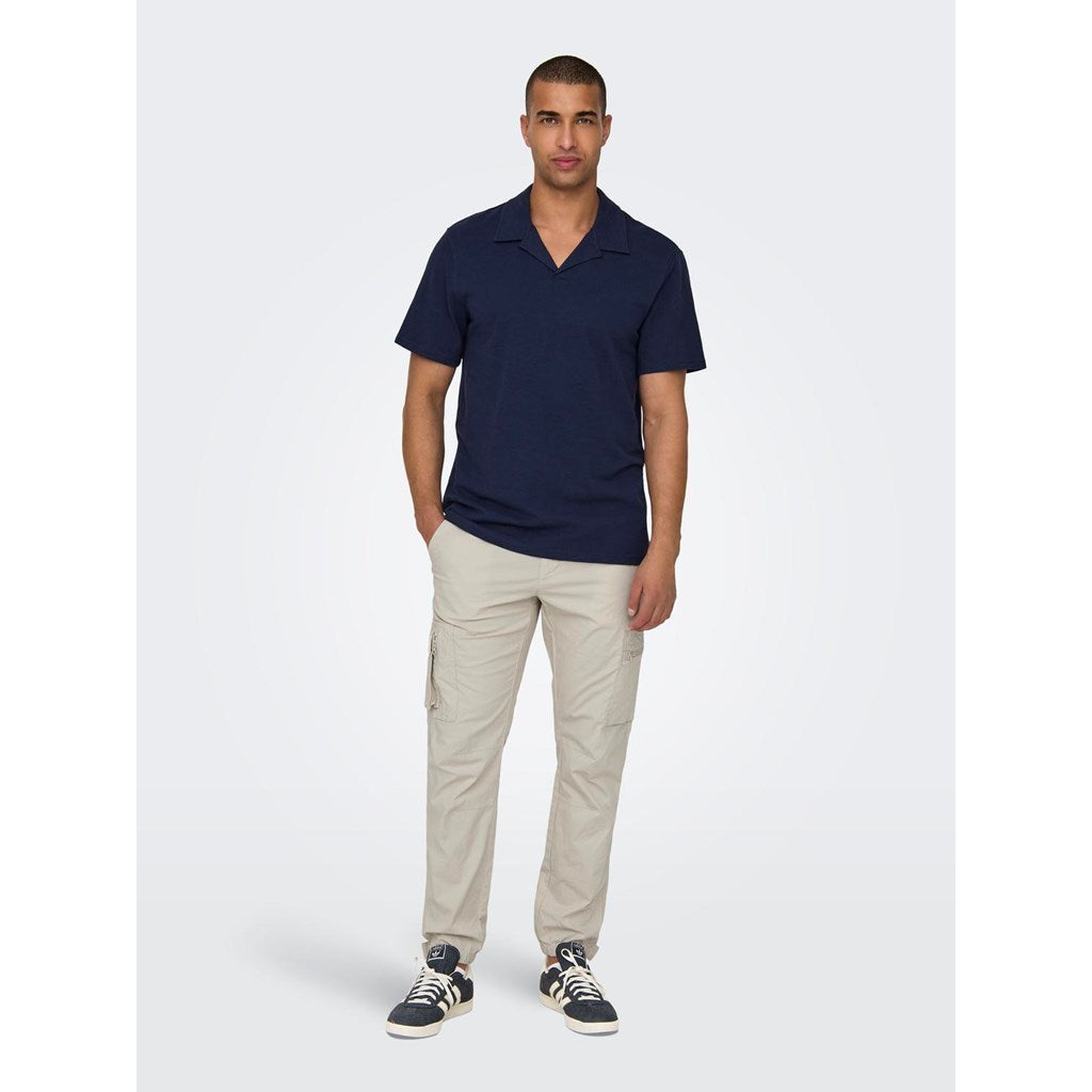 Pantalón Cargo 0147 Beige