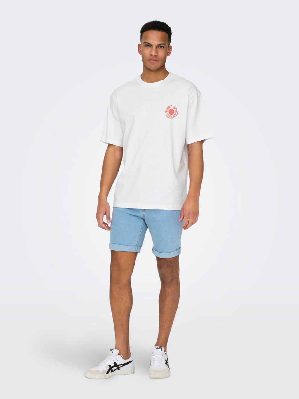 Camiseta Kasen Sunny Vacation Blanca