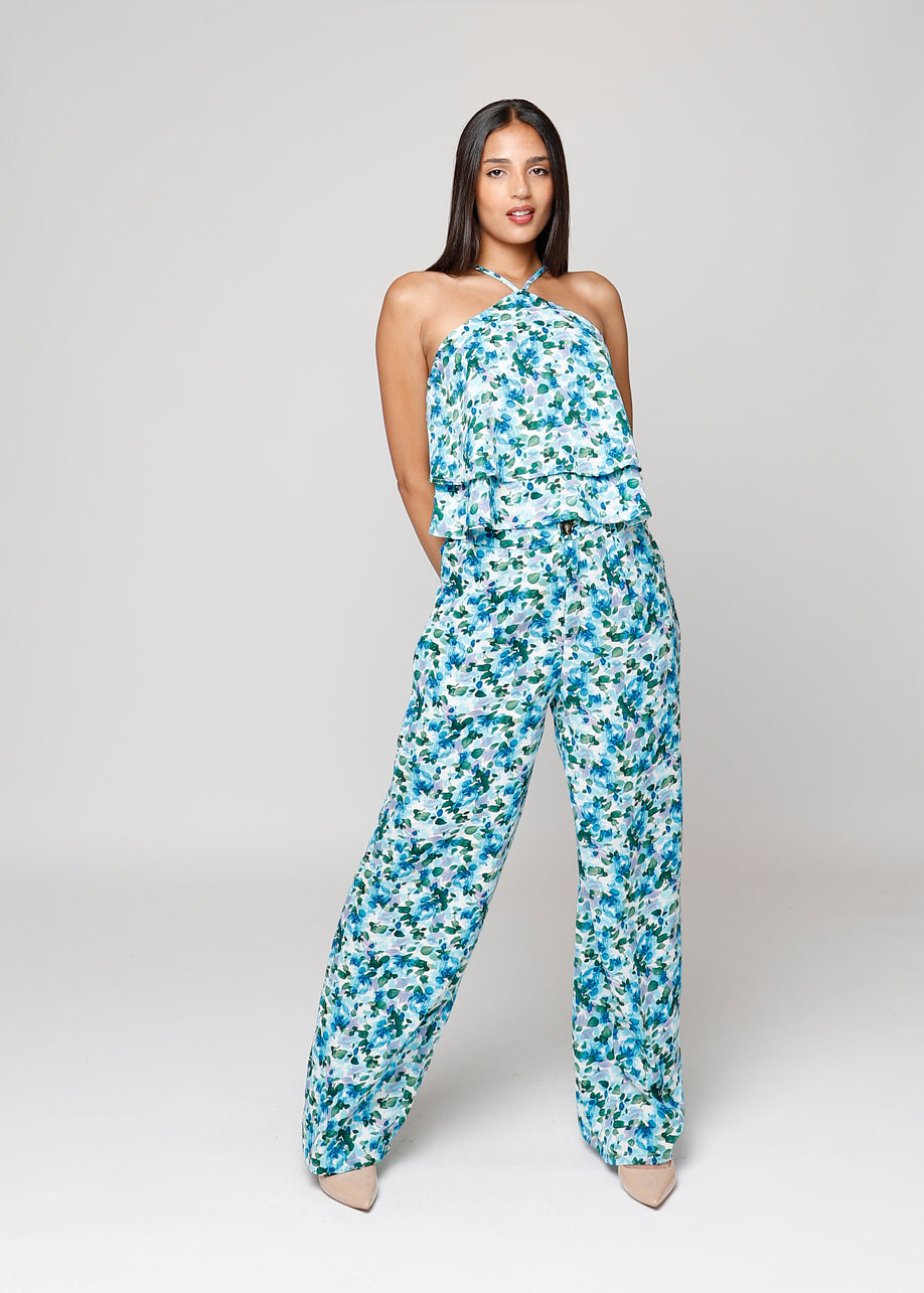 Pantalón Lea Largo Azul