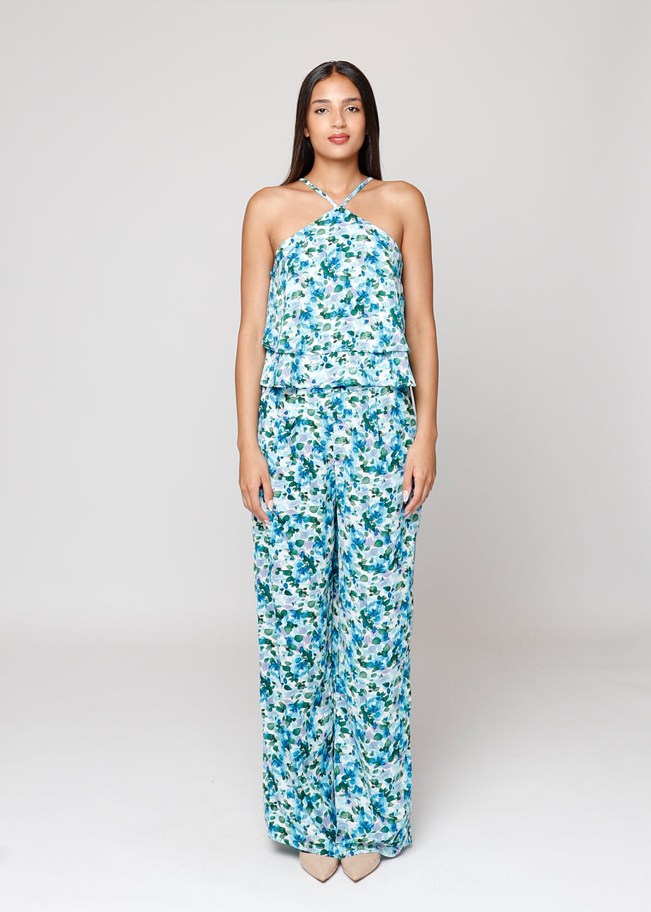 Pantalón Lea Largo Azul