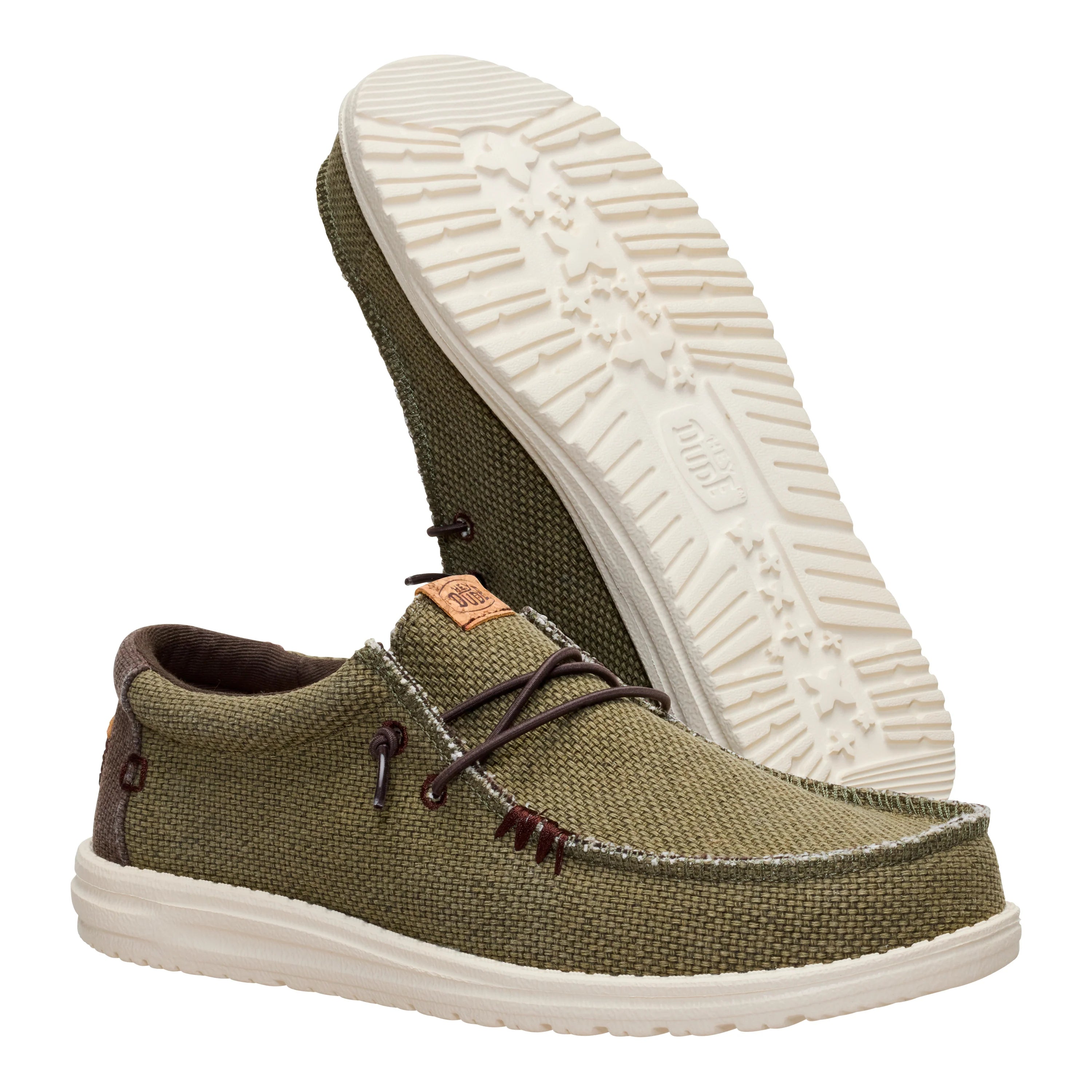 Náuticos Wally Braided Olive